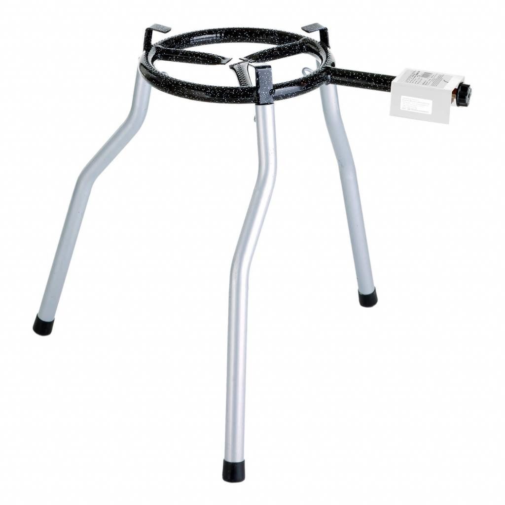 Paella World International Grill Standfuß Globetrotter, für Gasbrenner – verstellbar, 40 kg Belastung