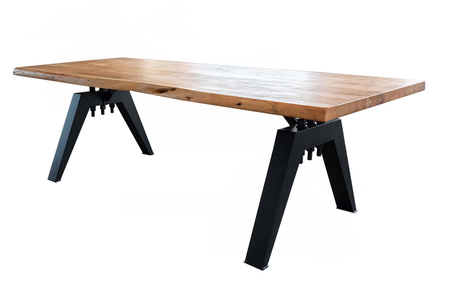 KAWOLA Esstisch REY, Akazie massiv Natürliche Baumkante verschiedene Größen