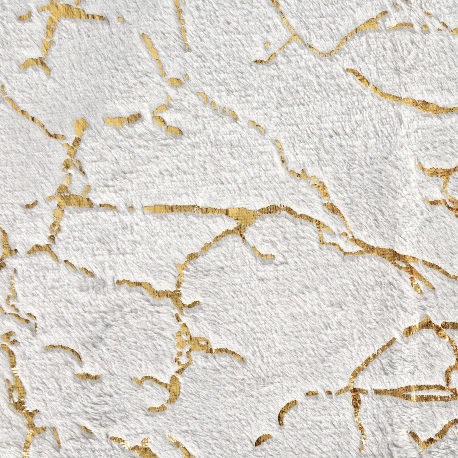 Wohndecke MARMOR, Eurofirany, 150x200 goldenes Marmor-Muster, silber, creme, schwarz, weiß