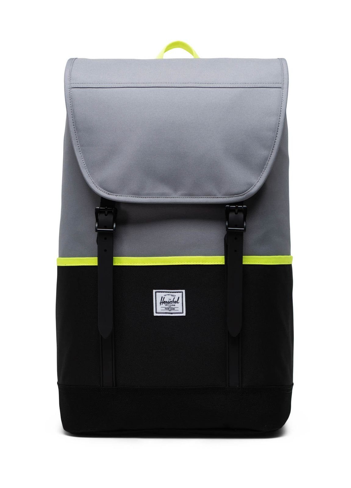 Freizeitrucksack Herschel Black / Retreat / Yellow Grey Safety