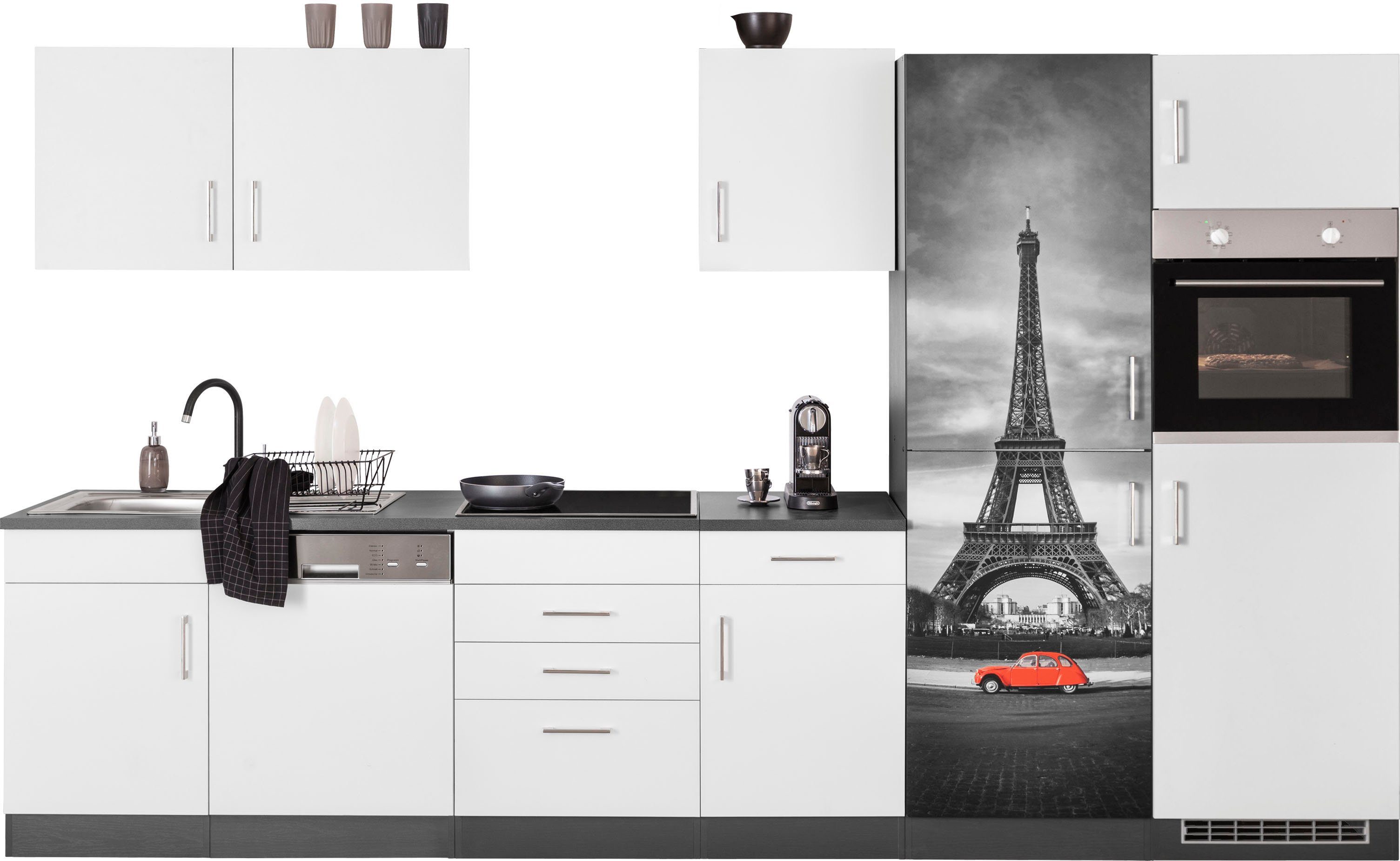Küchenzeile KS-Paris – Küchen mit einzigartigen Fotomotiven auf den Fronten