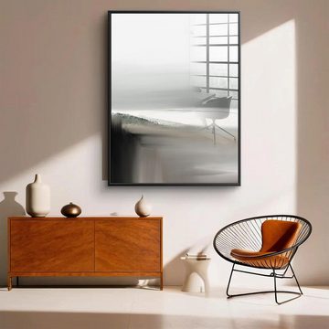 DOTCOMCANVAS® Acrylglasbild Rima Pers - Acrylglas, Acrylglasbild Rima Pers beige weiß Wandbild Kunstdruck