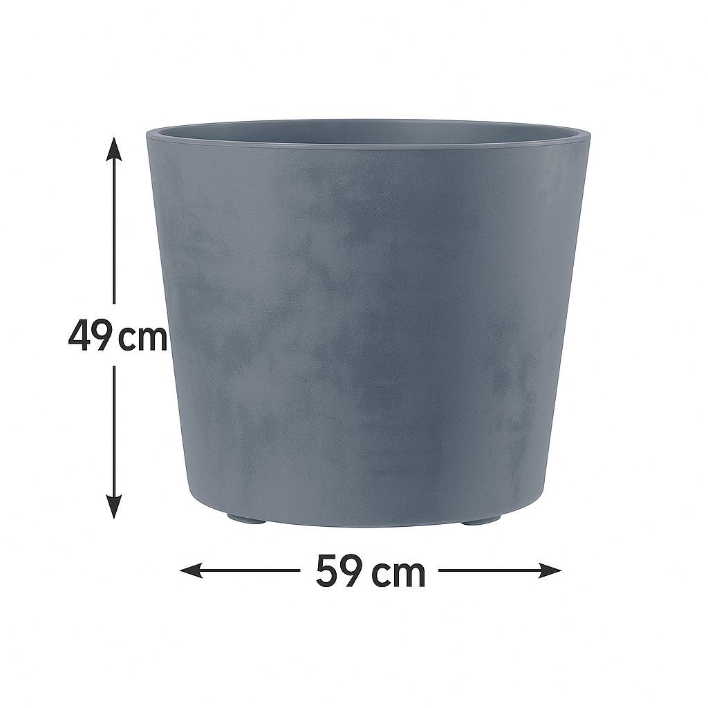 Kreher Pflanzkübel 'Millennium' aus Kunststoff 80 günstig online kaufen