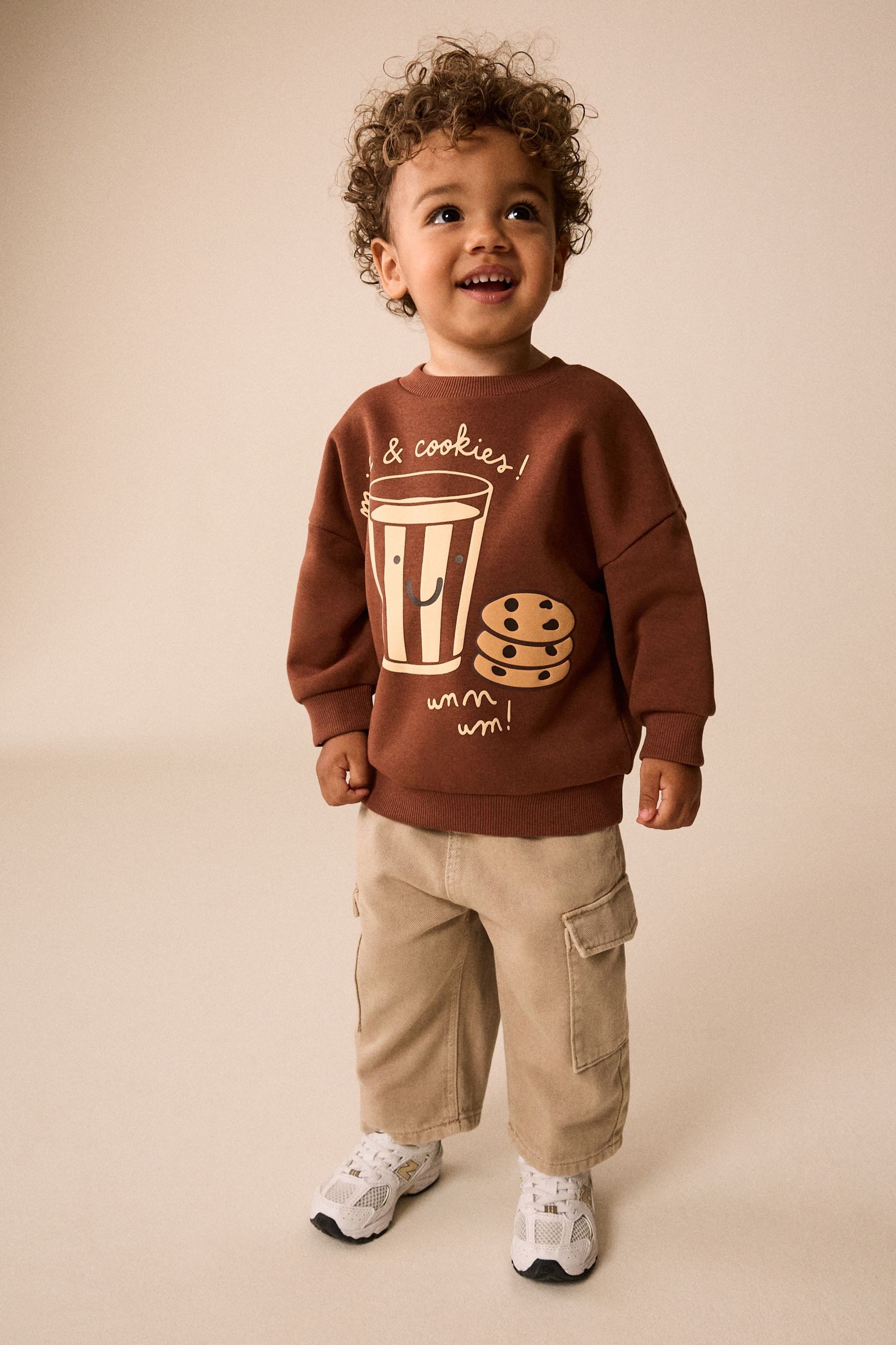 Next Sweater Rundhals-Sweatshirt mit Print (1-tlg)