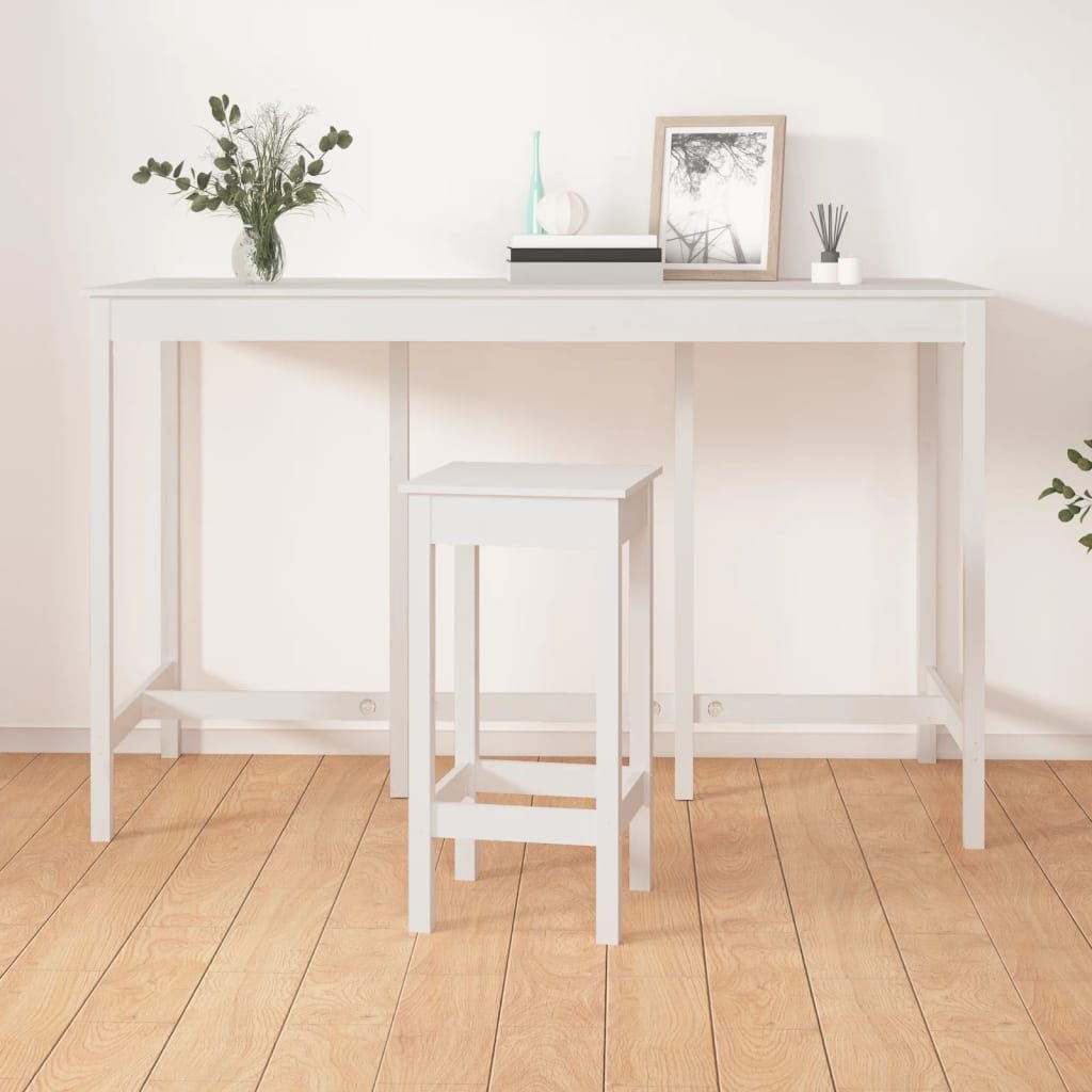vidaXL Esstisch, Bartisch Weiß 180x80x110 cm günstig online kaufen
