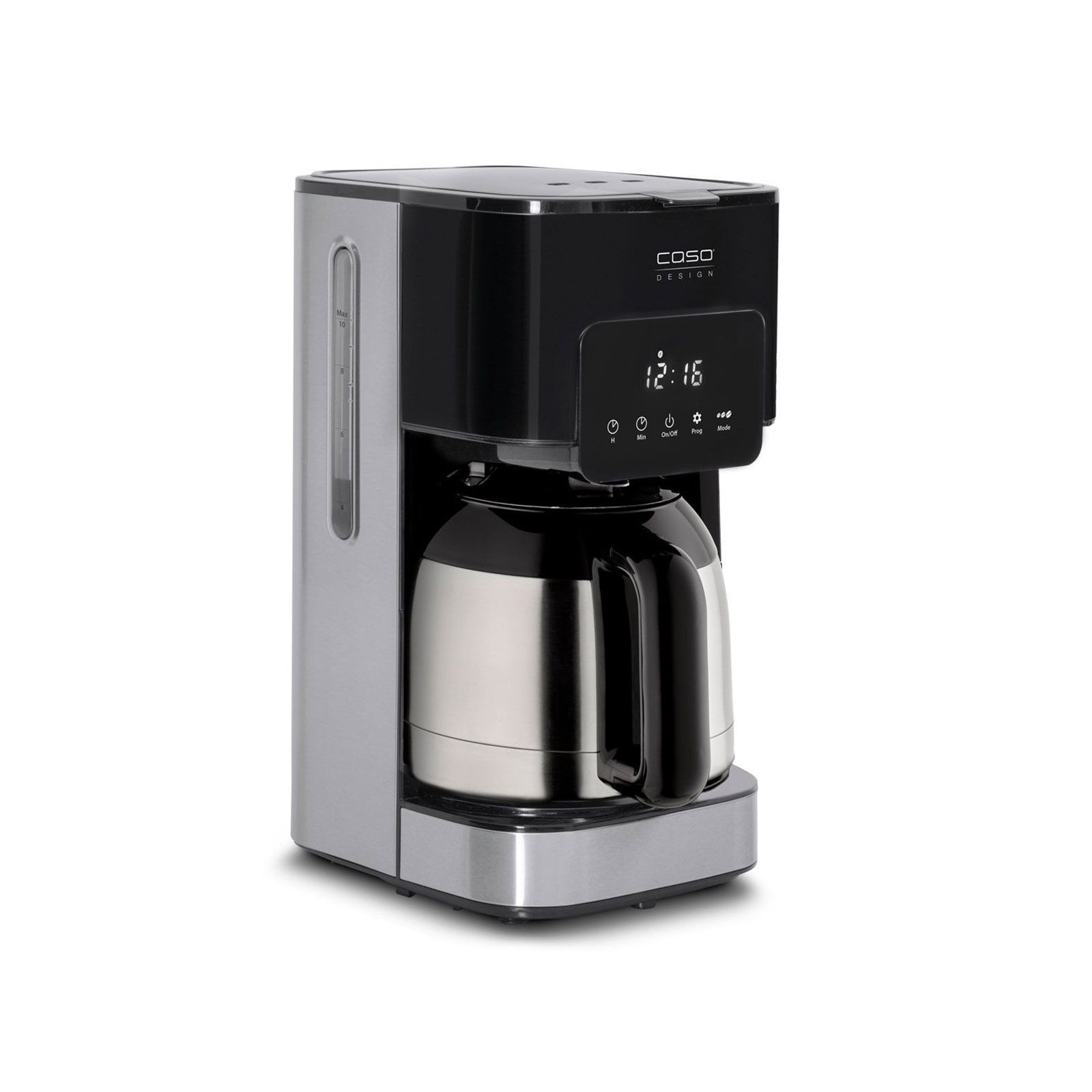 Caso Filterkaffeemaschine Taste&Style Duo Thermo, 1,2 Liter Wassertank, Permanentfilter, Moderne Design