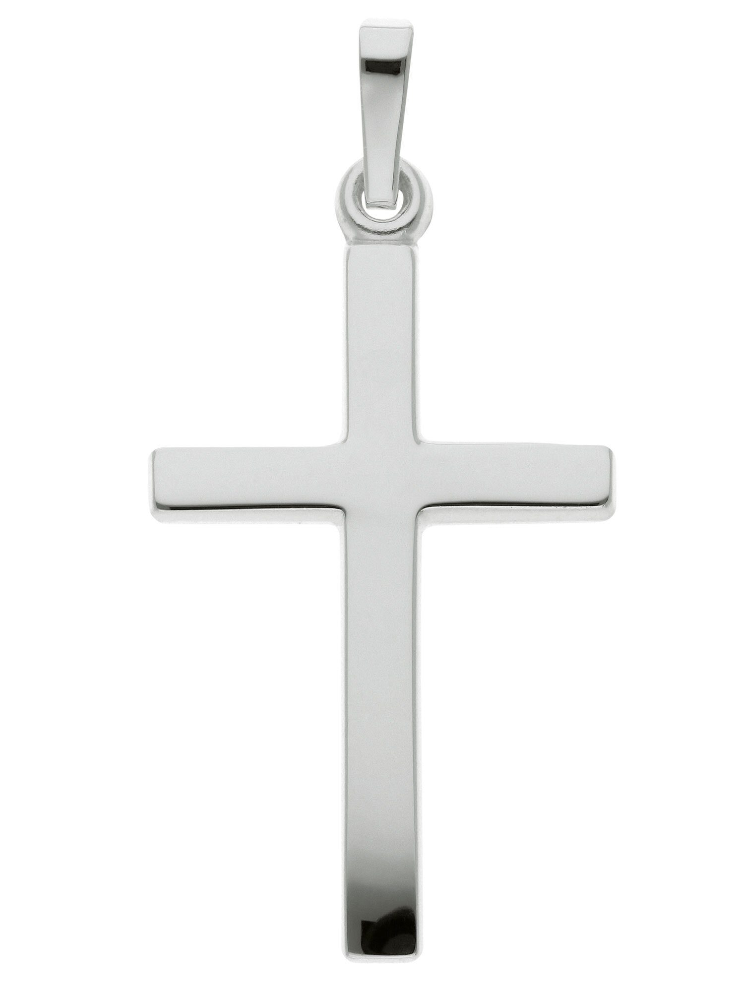 Mit schlichtem Design Adelia´s Kettenanhänger 925 Silber Kreuz & Damen Silberschmuck Herren Anhänger, für