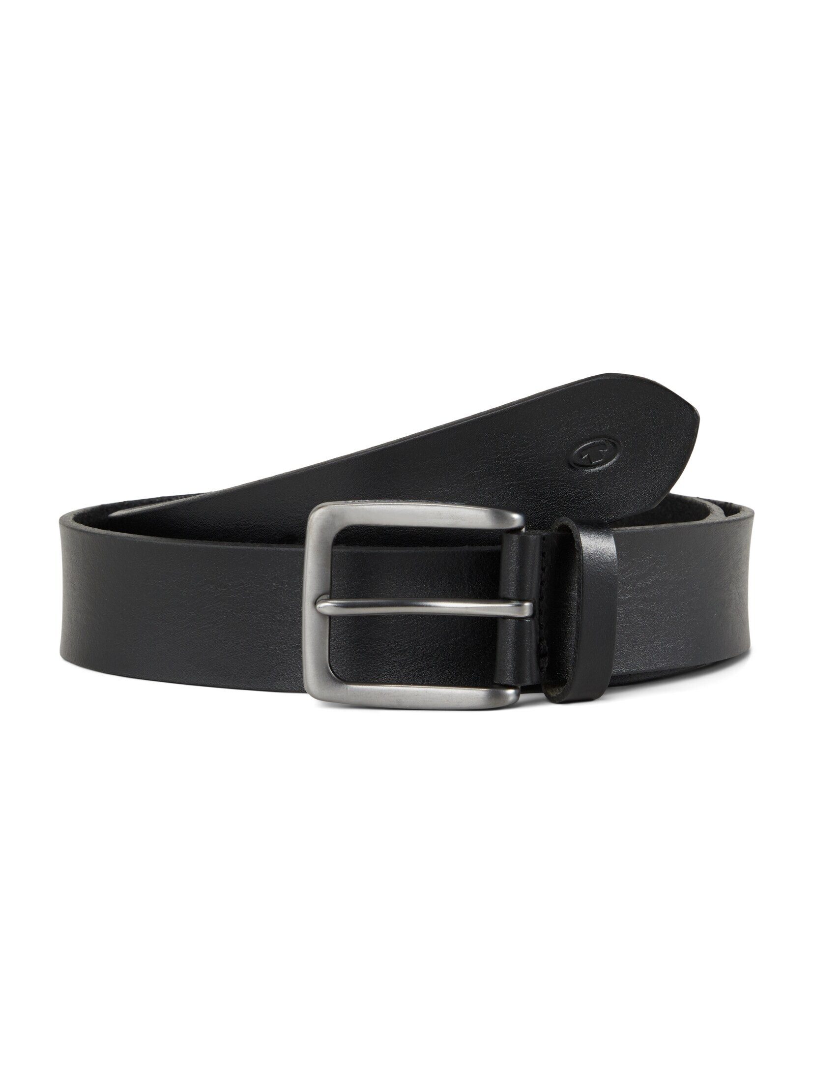 TOM TAILOR Ledergürtel Belts TTSCOTT Ledergürtel mit eckiger Dornschließe