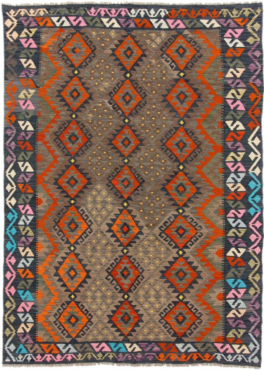 Orientteppich Kelim Afghan Heritage 183x255 Handgewebter Moderner Orientteppich, Nain Trading, rechteckig, Höhe: 3 mm