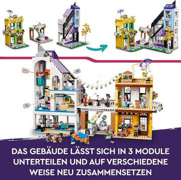 LEGO® Konstruktionsspielsteine Friends Stadtzentrum,kreatives Building-Spielzeug für Mädchen&Jungen, (Geschenk Weihnachten, Geburtstag, Frauen Männer Kinder, 2010 St., Baukasten Erwachsene, Sale), Bausteine Konstruktionssteine, Bausatz, Spielzeug, Klemmbausteine