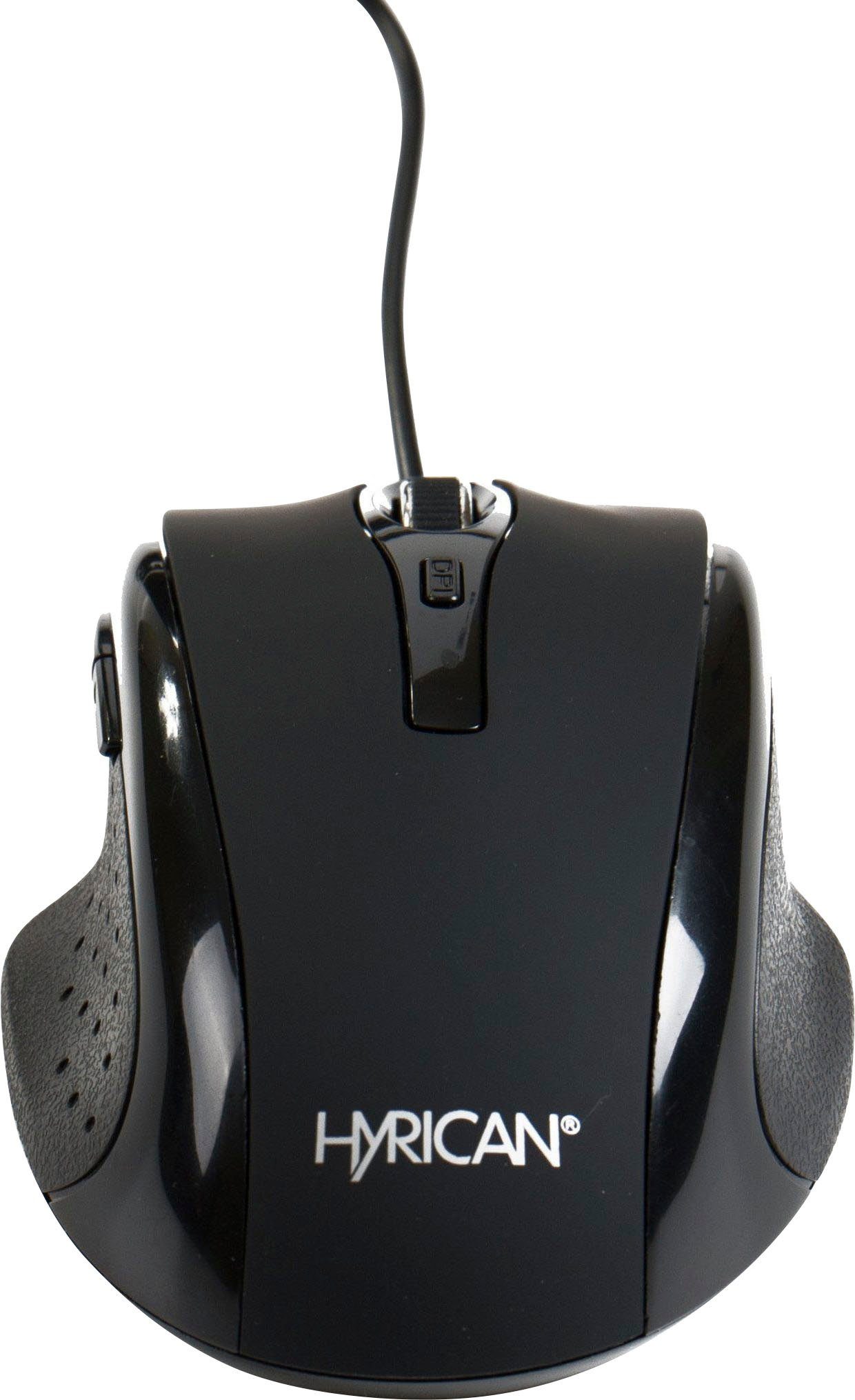Hyrican ST-OPM126 ergonomische Maus (kabelgebunden)
