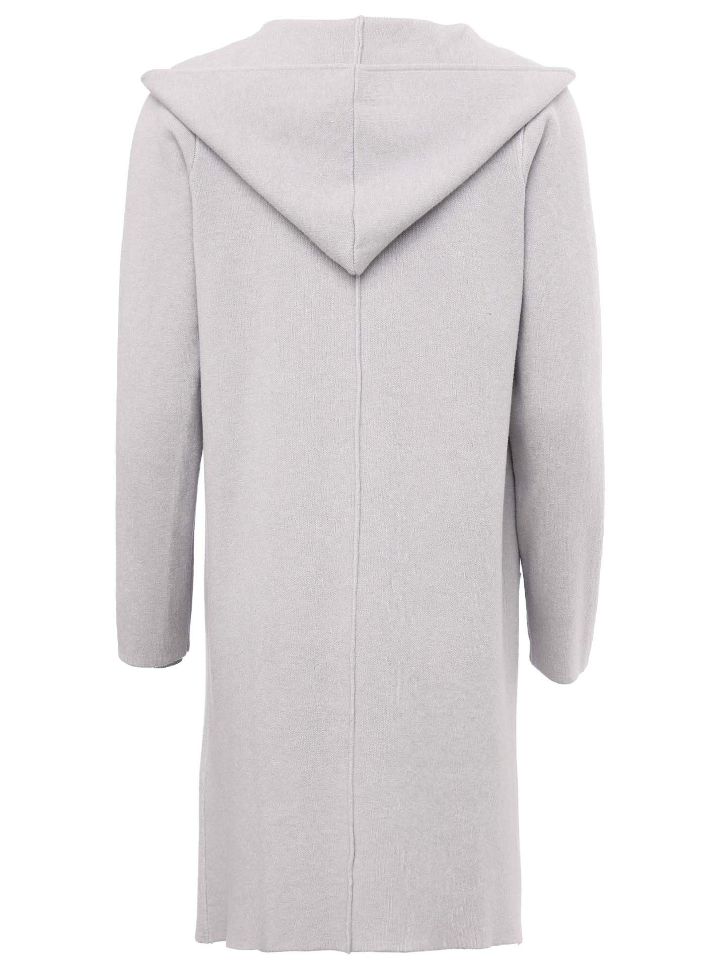 Zwillingsherz Cardigan Strickjacke mit Kapuze "Janina Basic"