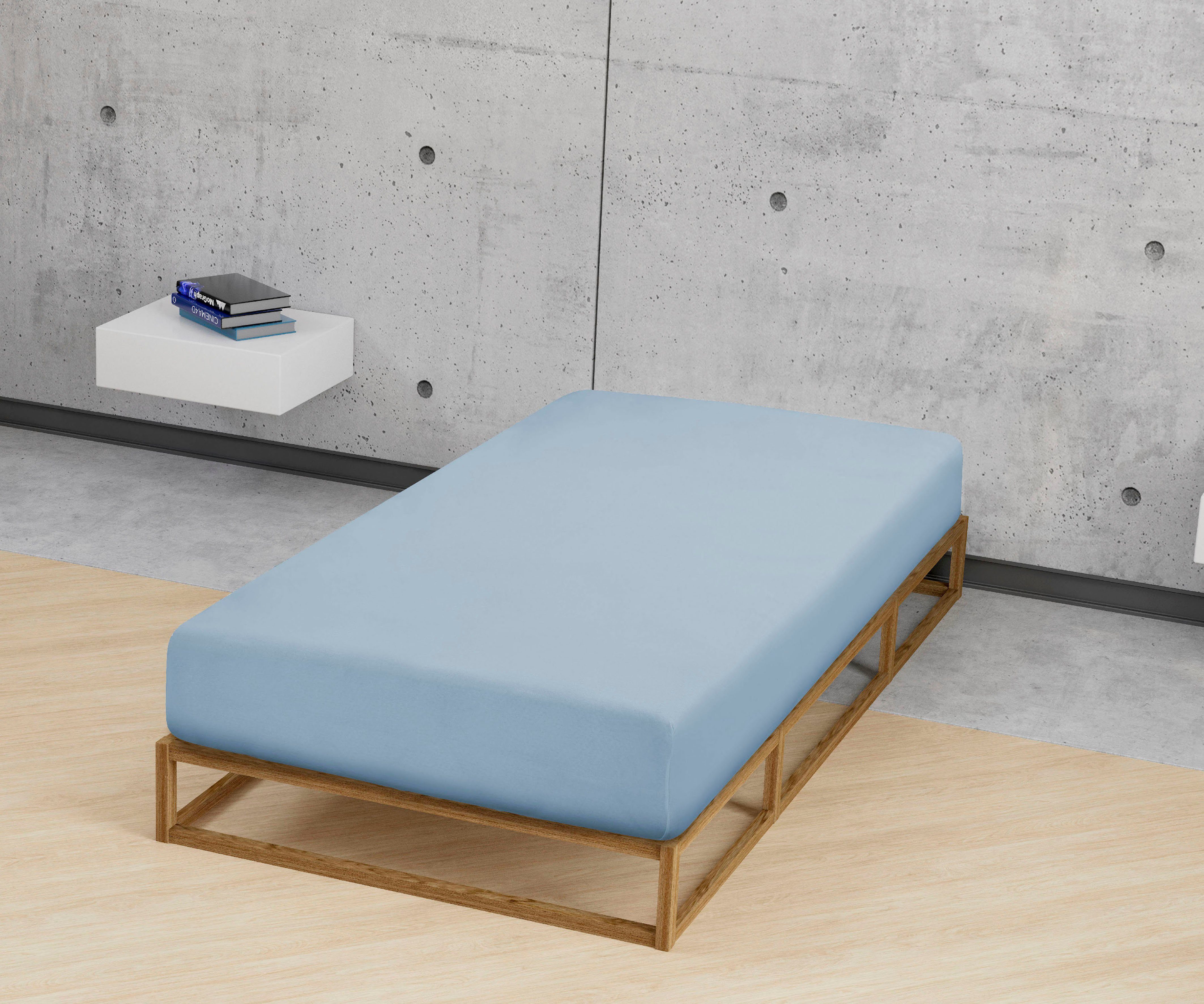 Biberna Spannbettlaken Leila, Jersey, Gummizug: rundum, (1 Stück), Bettlake günstig online kaufen