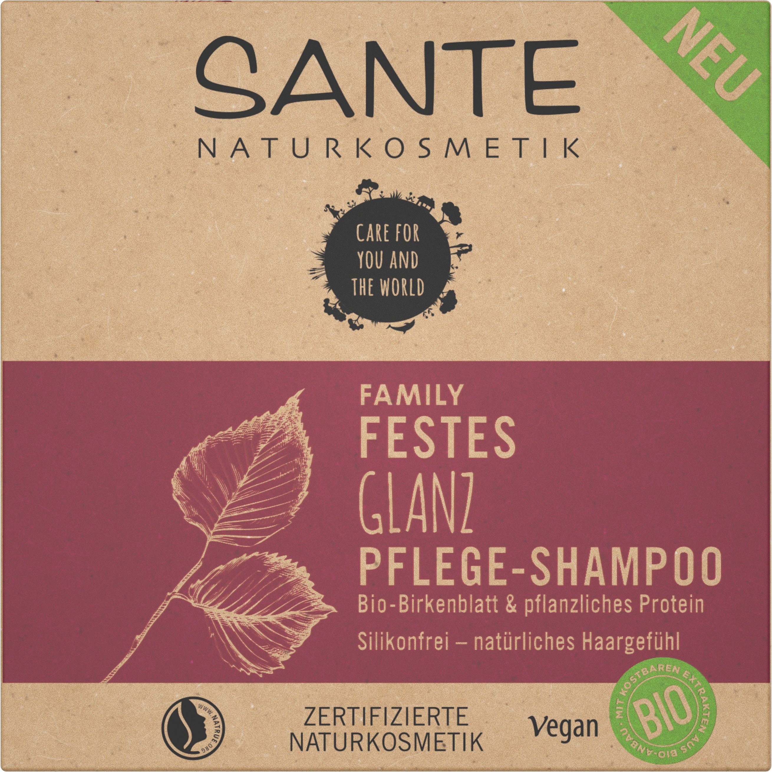Haarshampoo Glanz FAMILY Pflege-Shampoo Festes SANTE