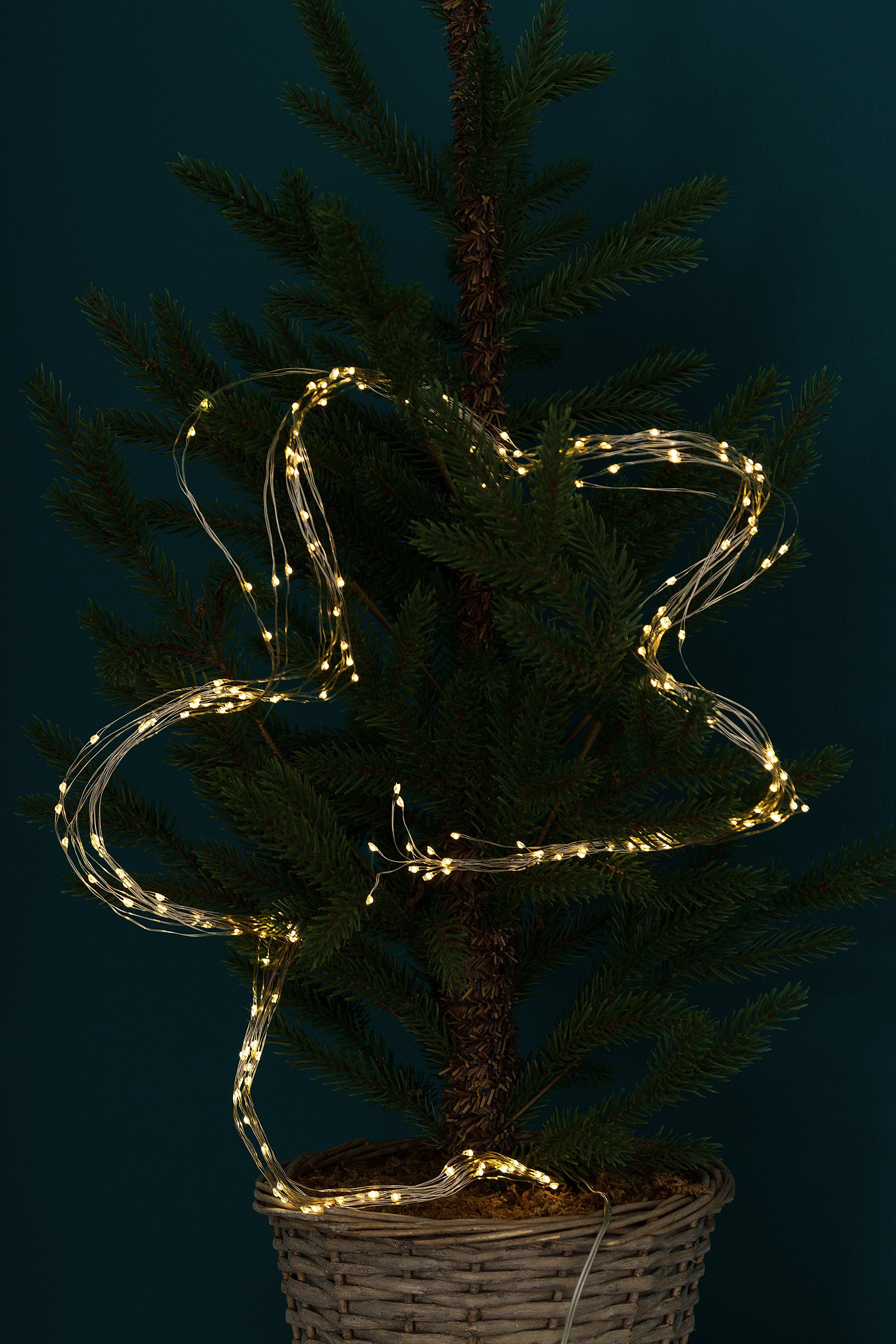 Myflair Möbel & Accessoires Dekoobjekt LED-Lichterkette, Weihnachtsdeko (1 St), mit 180 Mikro LEDs, Länge ca. 150 cm