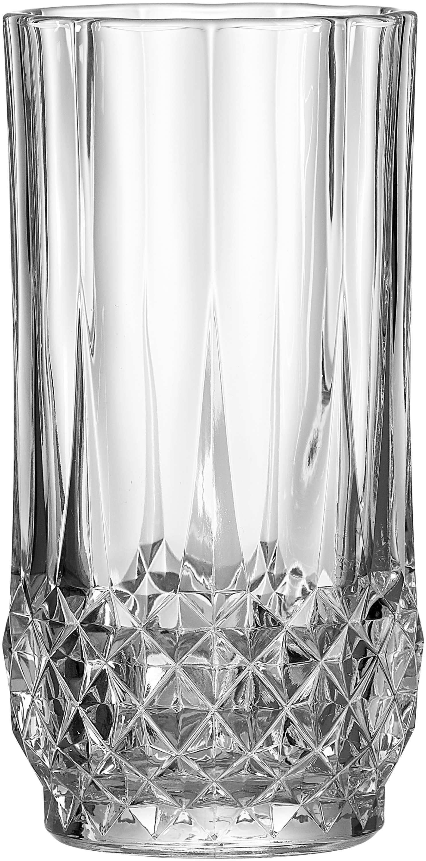 Lot De 6 Verres à Long Drink Ritzenhoff & Breker 350ml - Verre Facetté - Lave-vaisselle - Design Élégant
