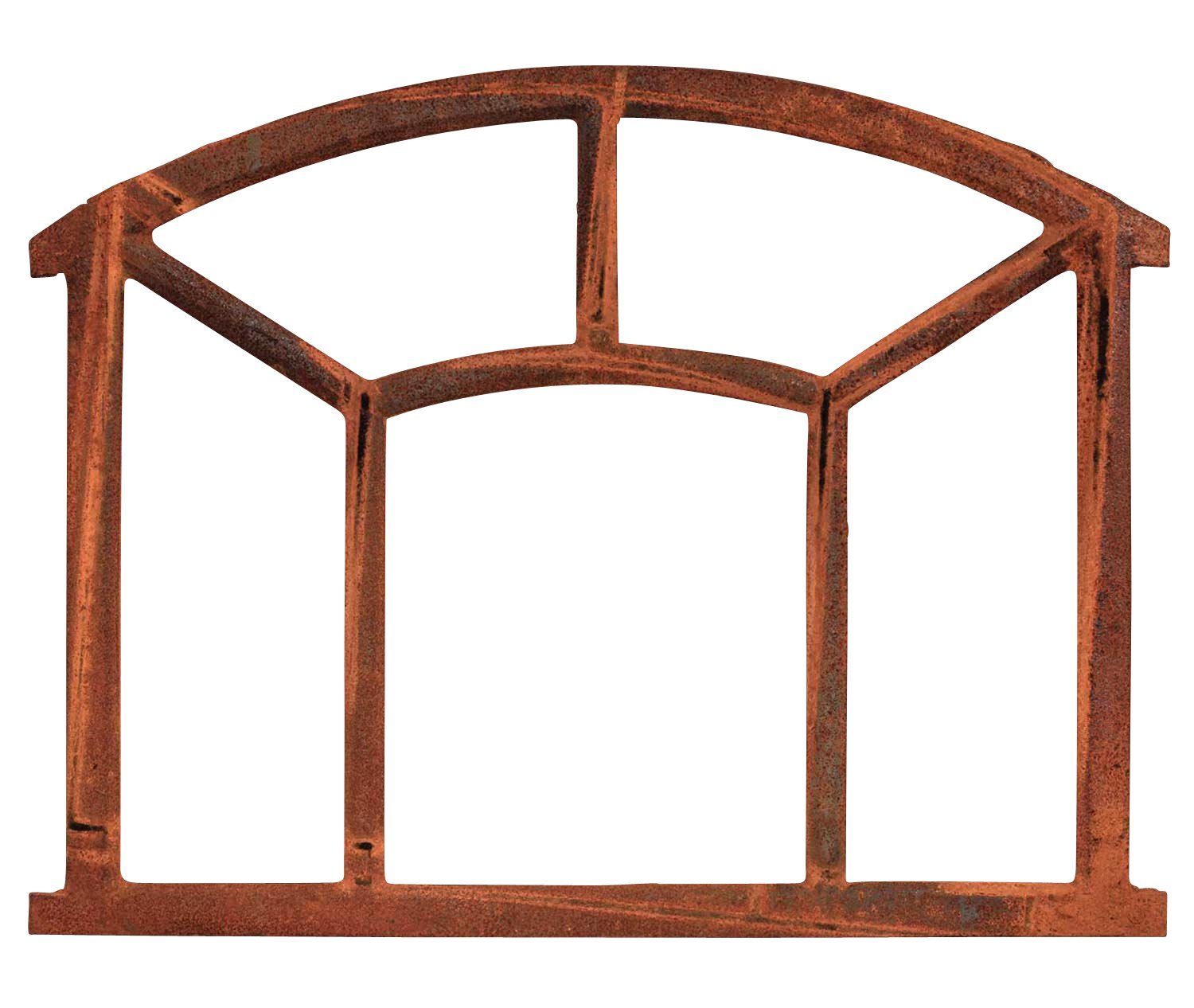 Dekoobjekt Nostalgie Stallfenster 48x62,5cm Fenster Eisen Rost Antik-Stil Eisenfe