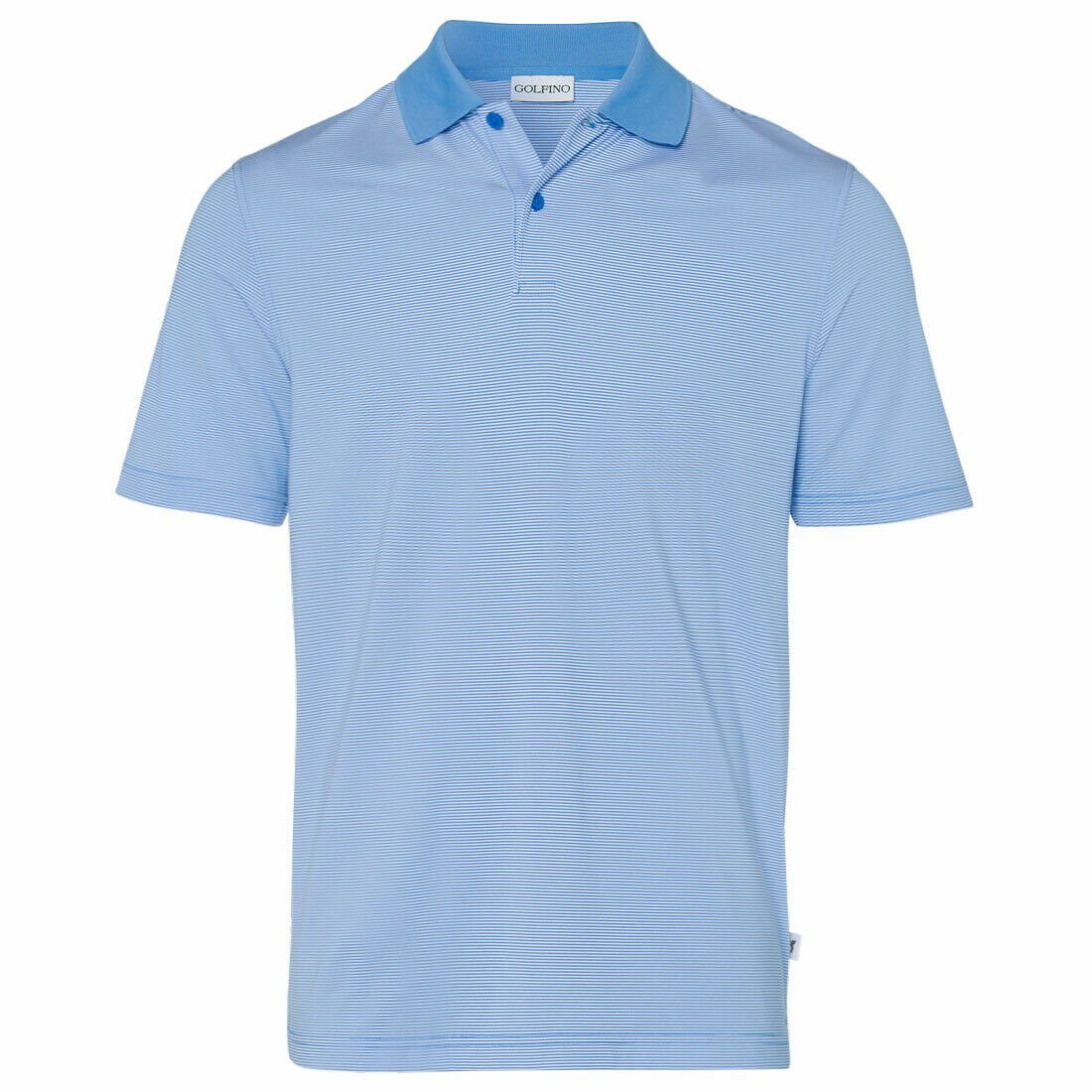 GOLFINO Poloshirt Golfino Mens The Sotogrande Polo Hellblau