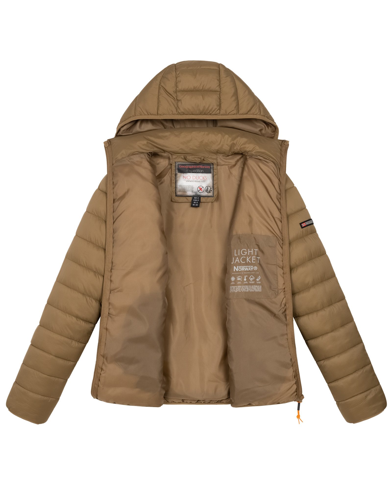 Geographical Norway Steppjacke Herren Herbst Winter Jacke Parka Steppjacke Outdoor gesteppt übergangs – Bild 4 von 5