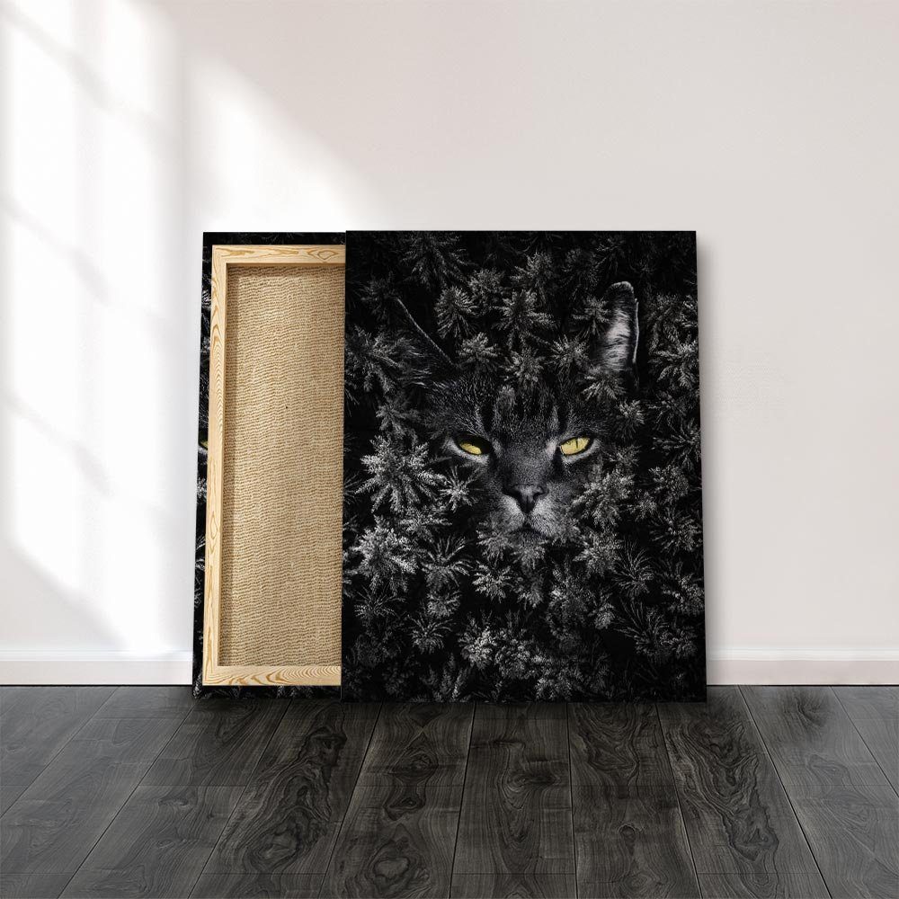 CANVAS schwarzer von Leinwandbild, Moderne Rahmen DOTCOMCANVAS® Wandbilder DOTCOM
