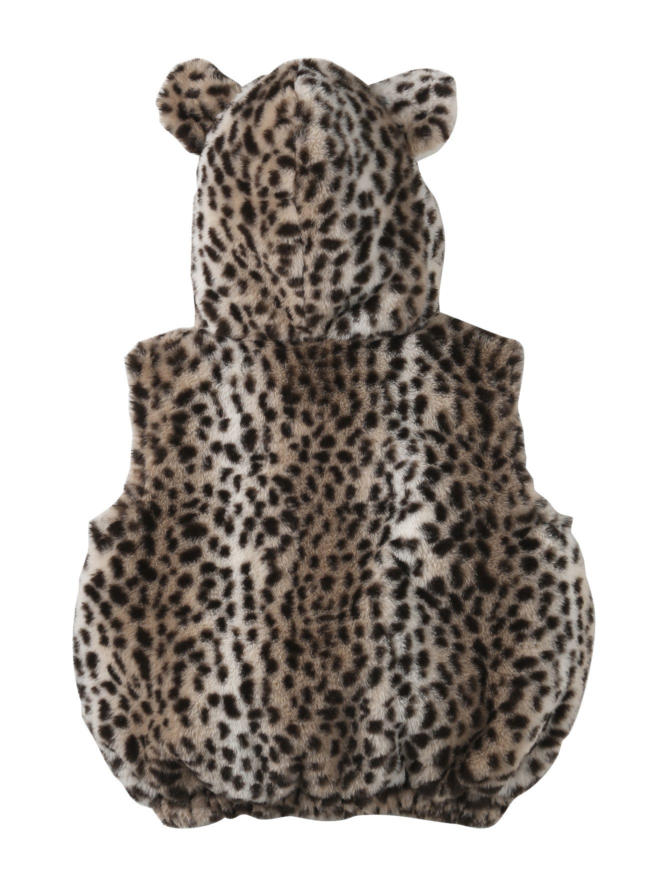 vertbaudet Kostüm Baby Leoparden-Kostüm, weiche Kunstfell-Optik, Kunstfell-Optik