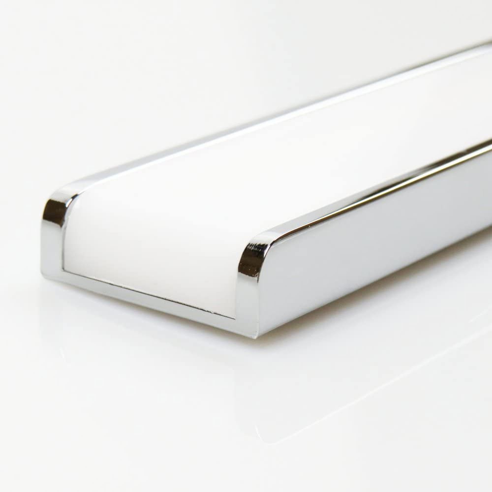 kalb LED Spiegelleuchte Aurinko LED Badleuchte Badlampe Spiegellampe, chrom 230V, 300mm warmweiß, warmweiß