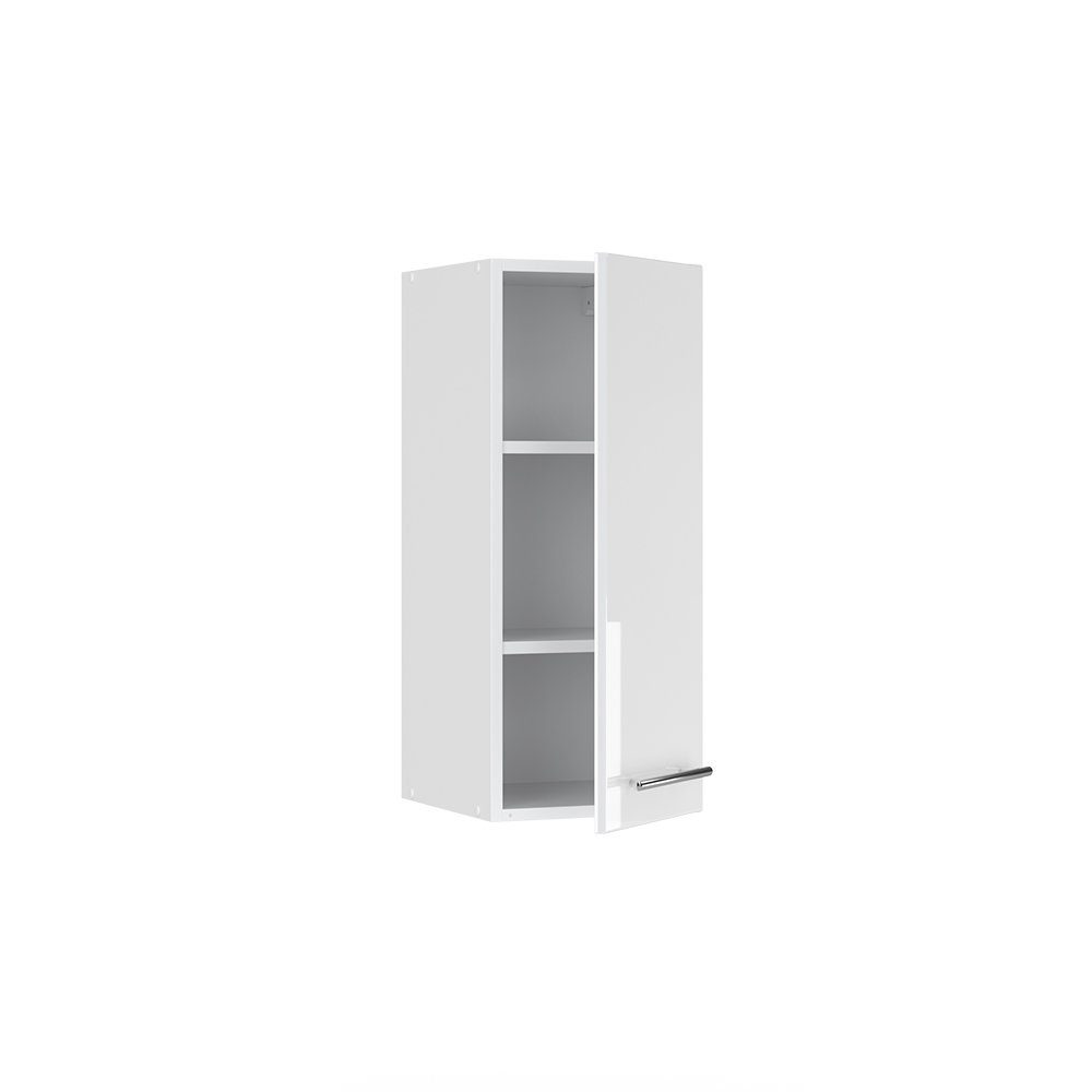 Vicco Hängeschrank Fame-Line, Weiß Hochglanz/Weiß, 30 cm (1-St)