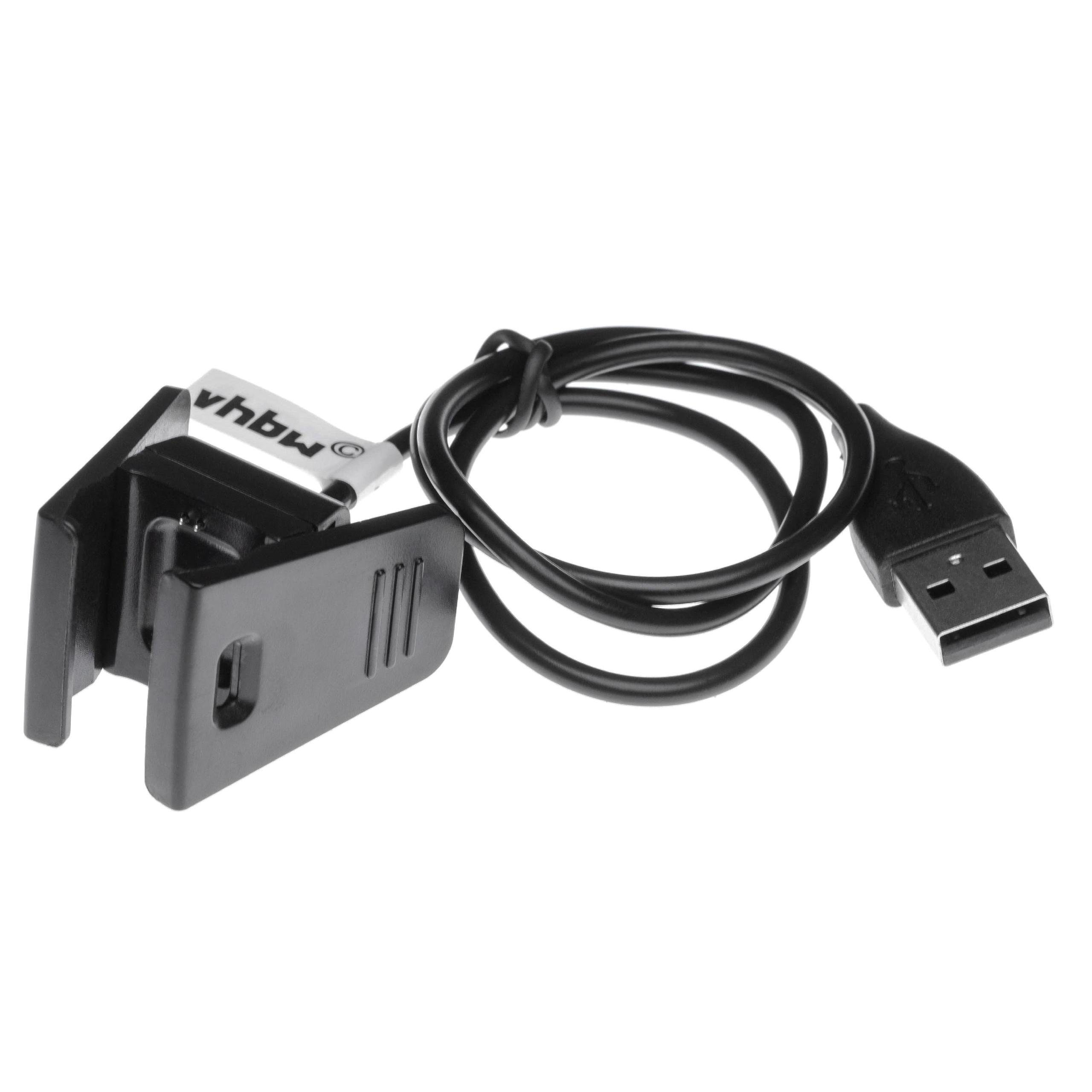 vhbw USB Ladekabel passend für Fitbit Charge 2 Fitnesstracker Smartwatch-Ladekabel, (50.0 cm)