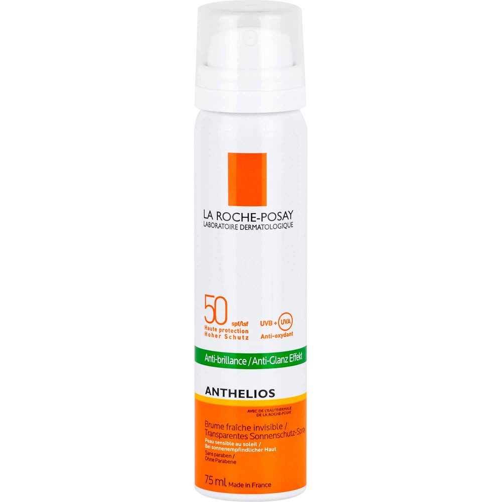 Sonnenschutzcreme Gesichtsspray Anti-Glanz-Spray LSF 50 Sonnenspray
