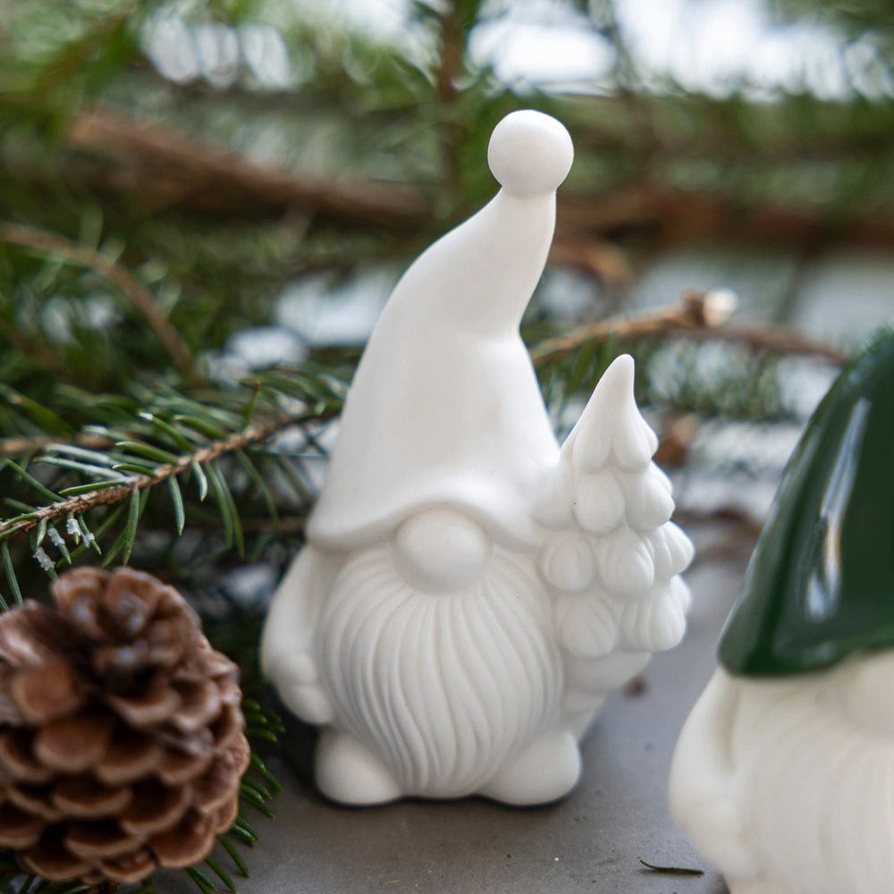 Storefactory Dekoobjekt Weihnachtsdeko Wichtel Vilgot aus Keramik in weiß günstig online kaufen