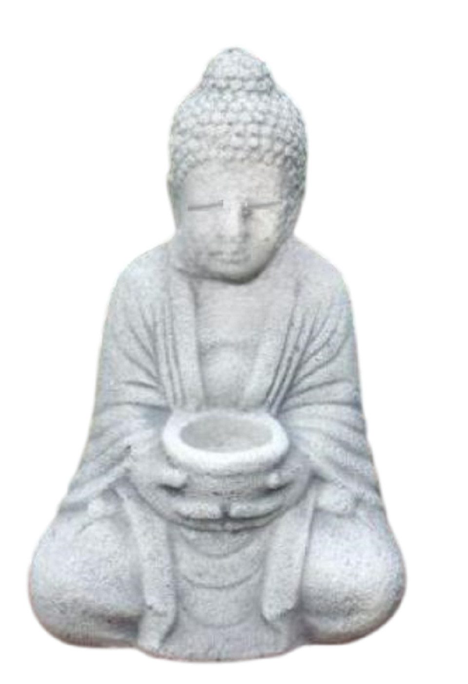 Xlmoebel Buddhafigur Große Buddha-Figur in Stein-Design. Ideale Skulptur für den Garten und (Artikel s101129), Hergestellt in Europa