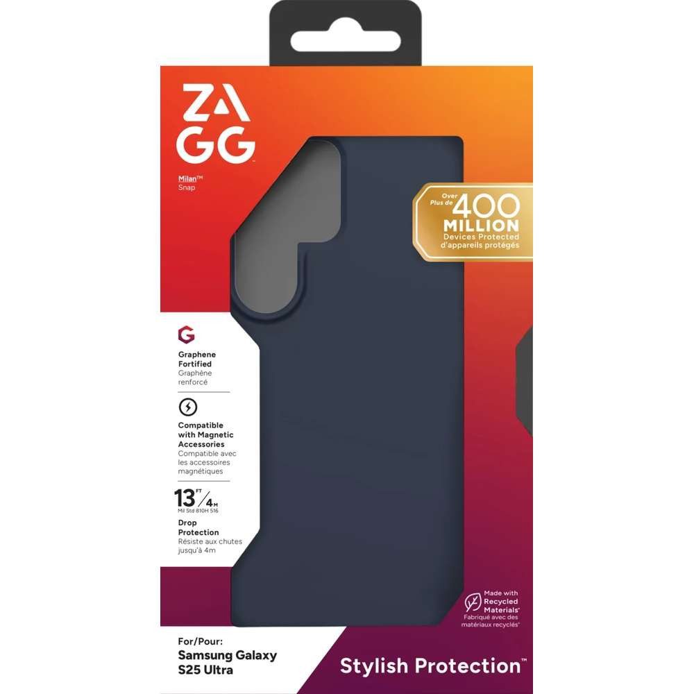 ZAGG Handyhülle ZAGG Case für Samsung S25 Ultra Milan Snap navy