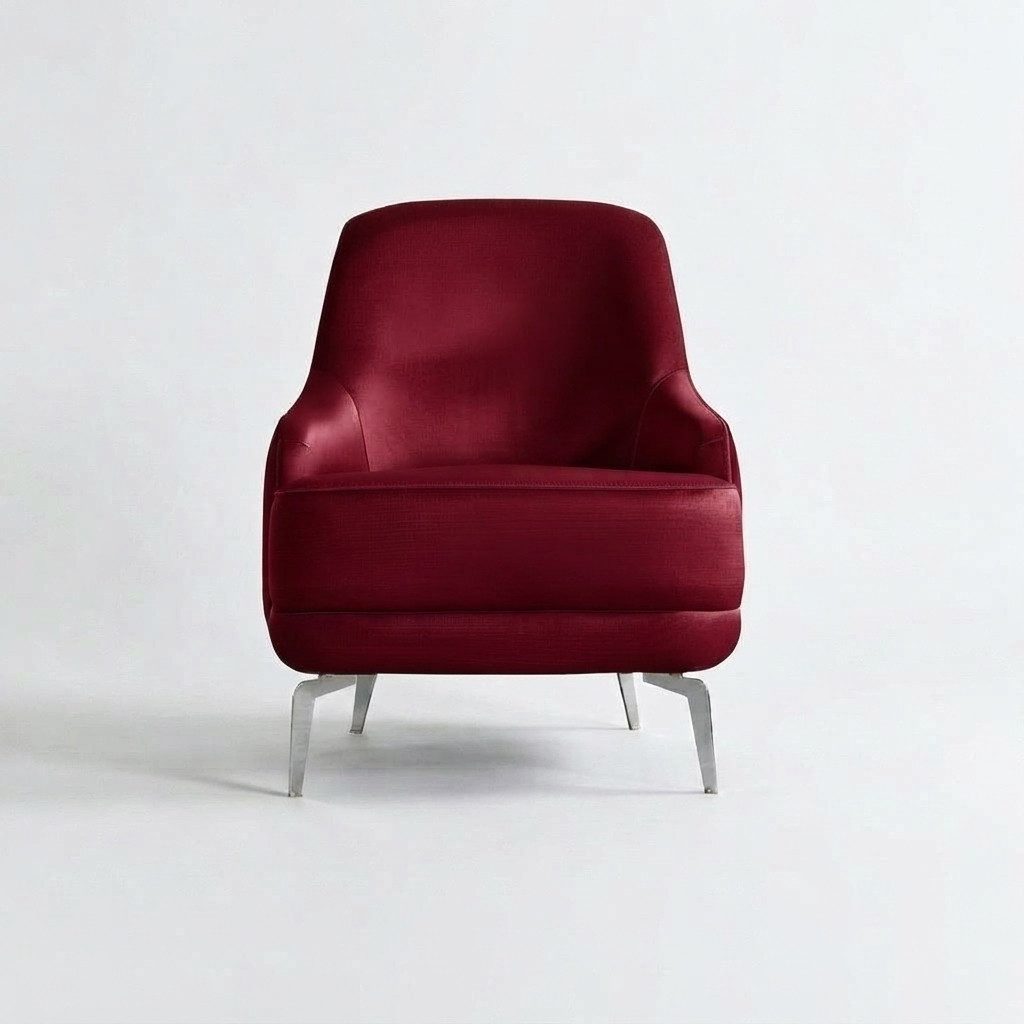 Xlmoebel Loungesessel Moderne graue Sessel aus Stoff für das Wohnzimmer (1-St., Ohrensessel, grau), Made in Europa