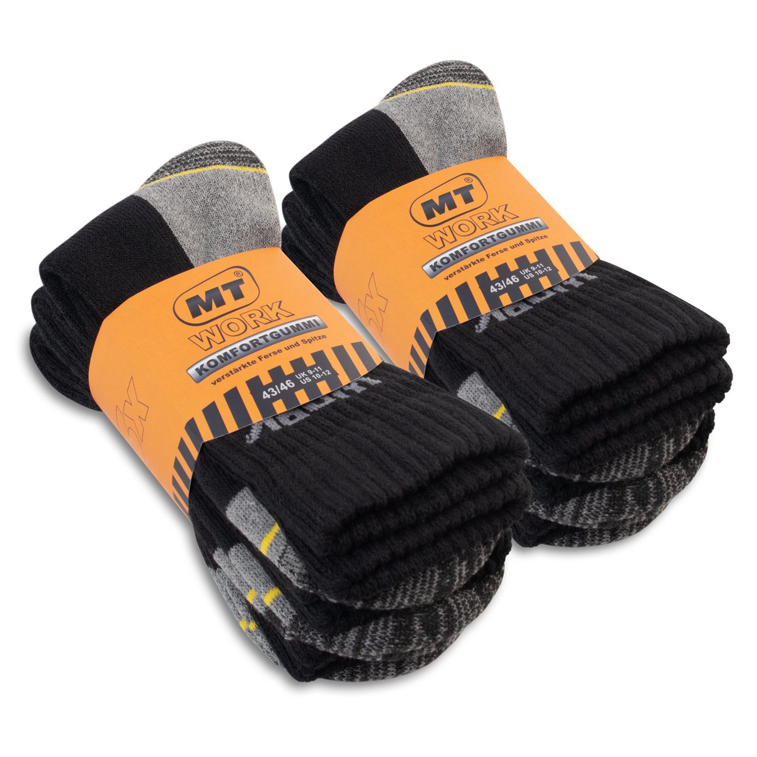 MT Arbeitssocken Herren Arbeits-/Freizeitsocken (6/12 Paar) Robuste Work Socken