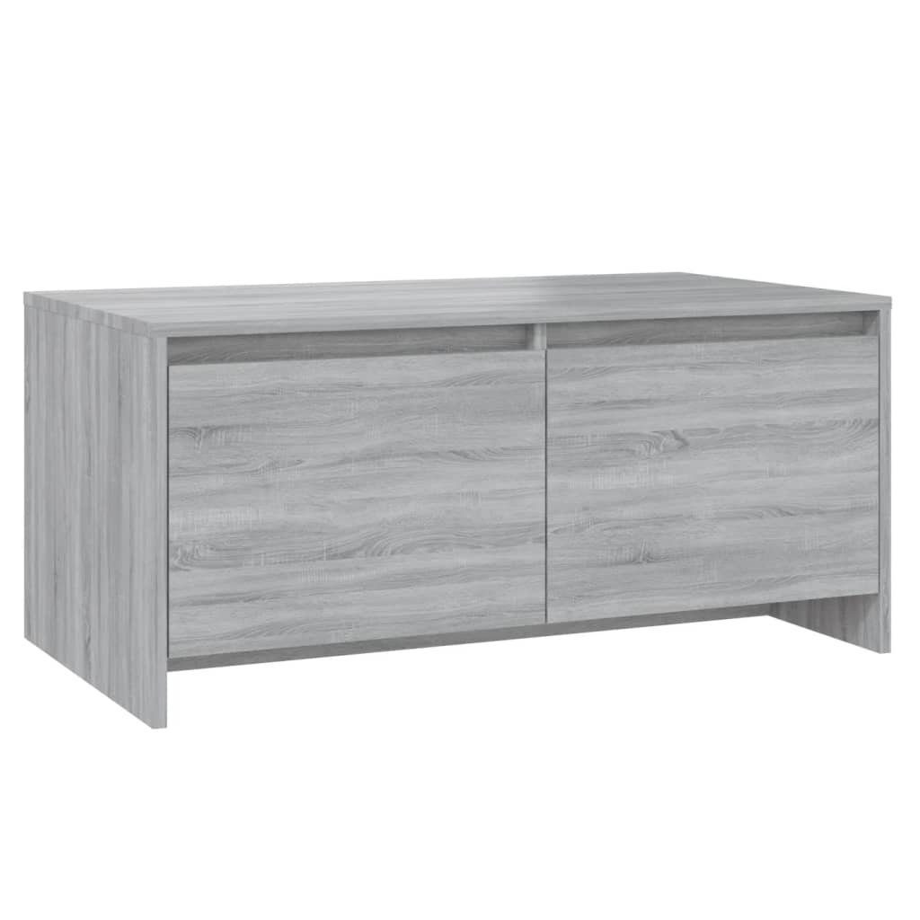 vidaXL Couchtisch Couchtisch Grau Sonoma Grau Holzwerkstoff 90x50x41,5 Sonoma (1-St) Grau Sonoma | cm