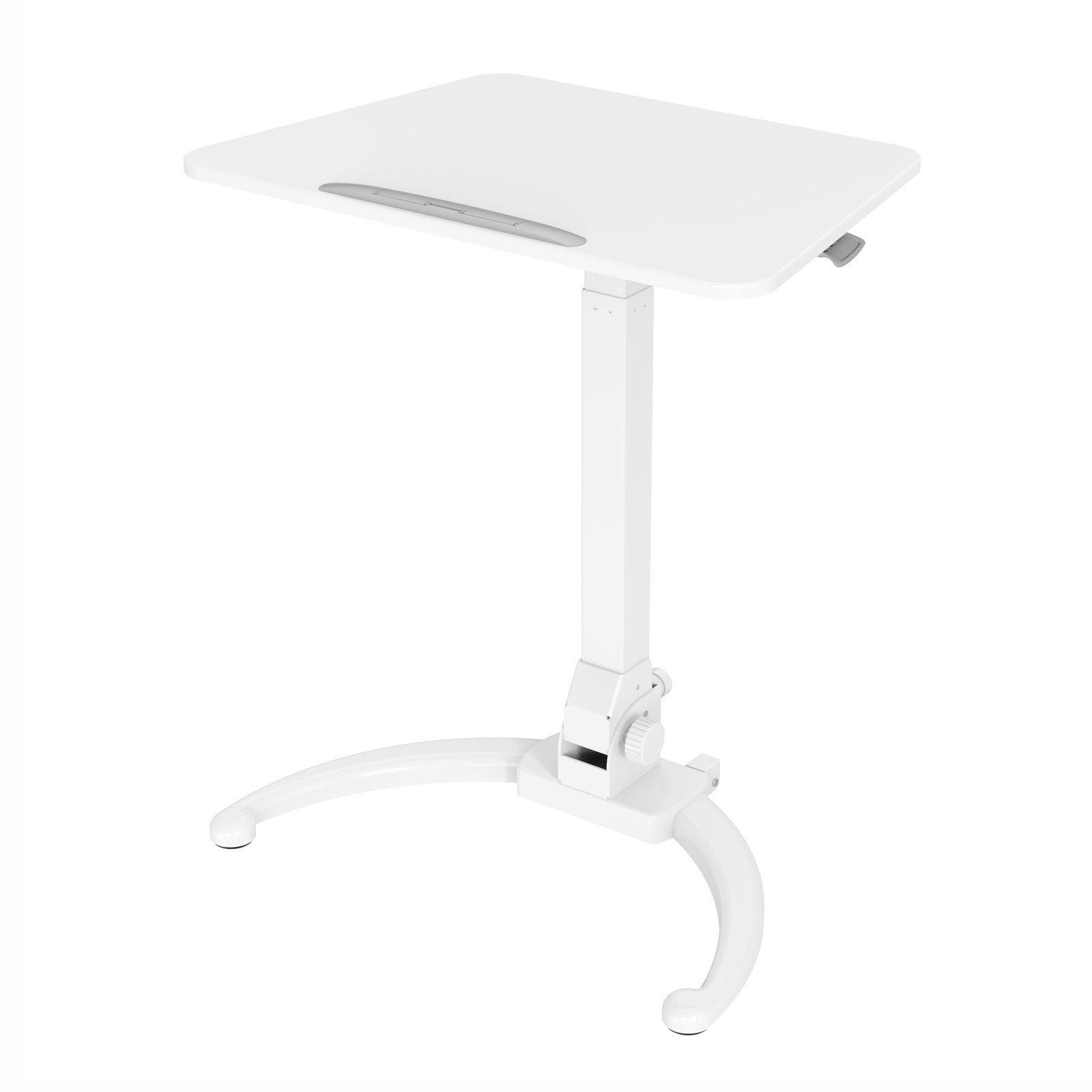 SVITA Schreibtisch WONJU, höhenverstellbar, Tischneigung 0-90°, einklappbar, mit Tischplatte Weiß