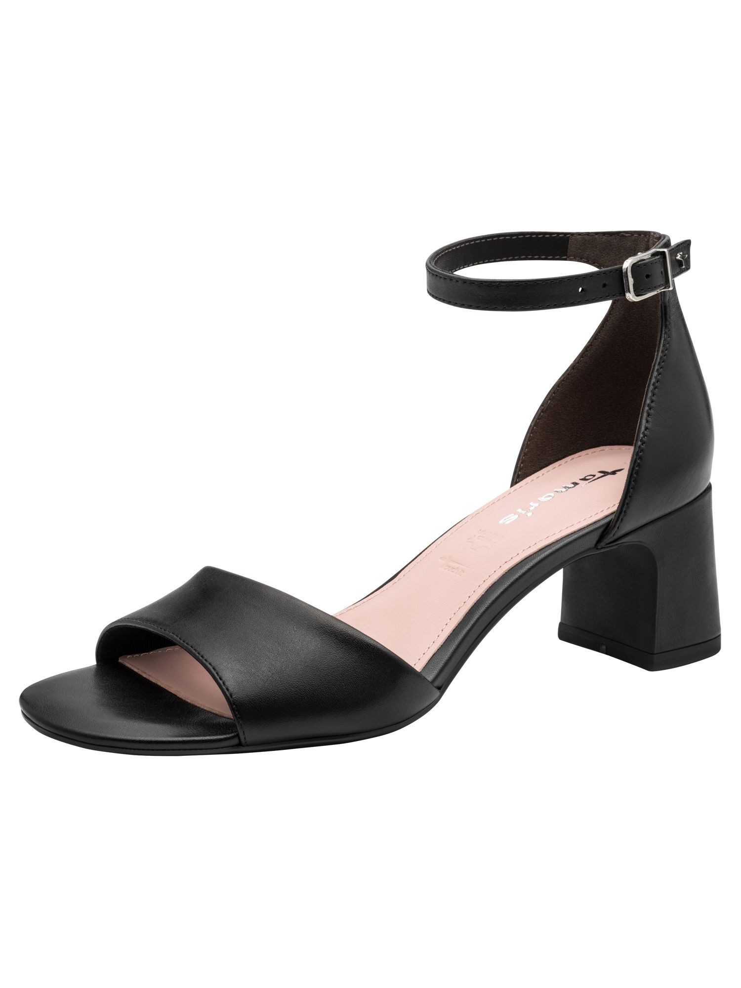 Tamaris ANTIslide, TOUCH-IT, ANTIshokk aus Leder Sandalette ANTIslide