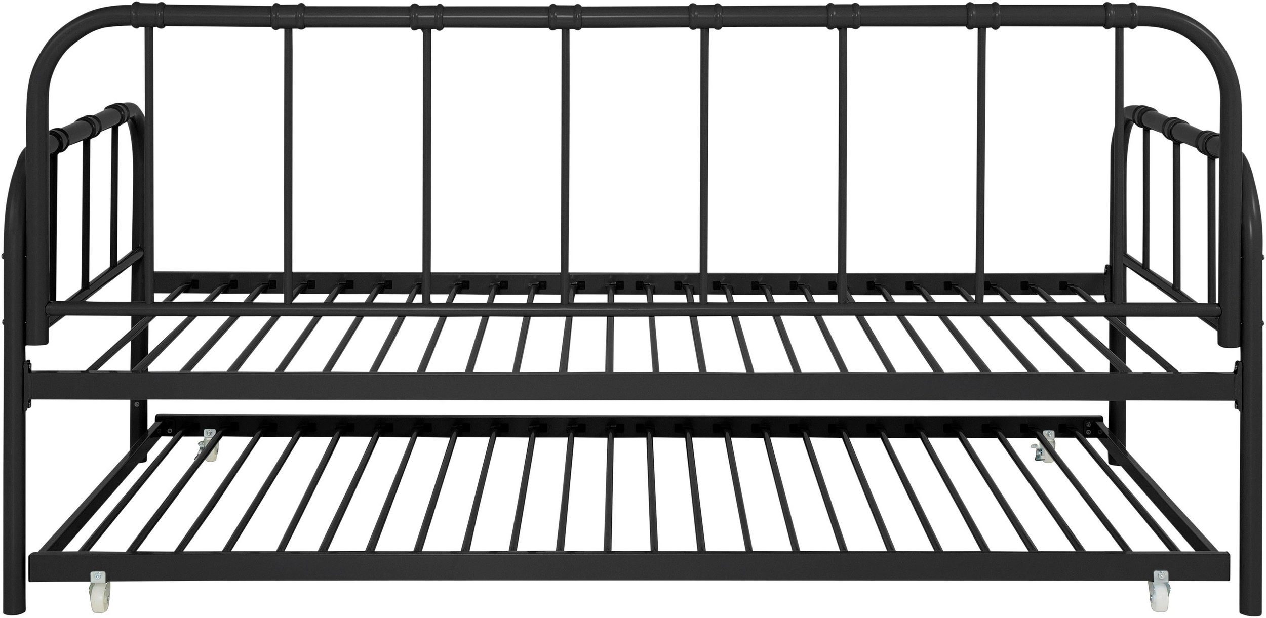 loft24 Metallbett Ariel, Bettgestell aus Metall, mit ausziehbarer Liegefläc günstig online kaufen