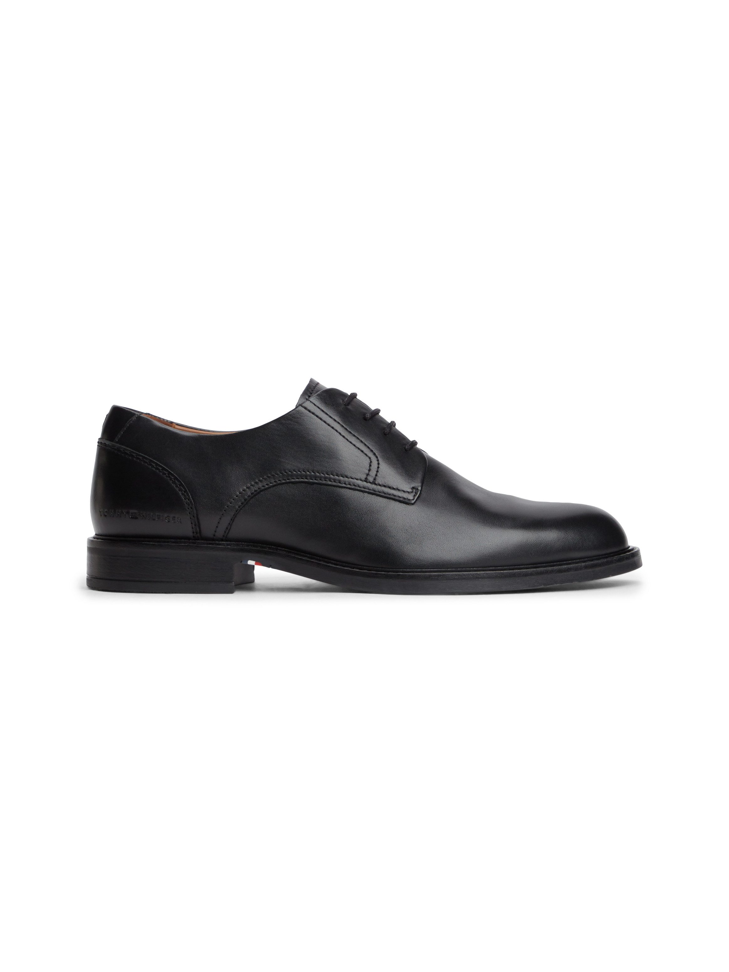 Tommy Hilfiger CORPORATE DRESSY LTH SHOE Schnürschuh Abendschuh, Festtagsschuh mit dezenten Ziernähten – Bild 3 von 5