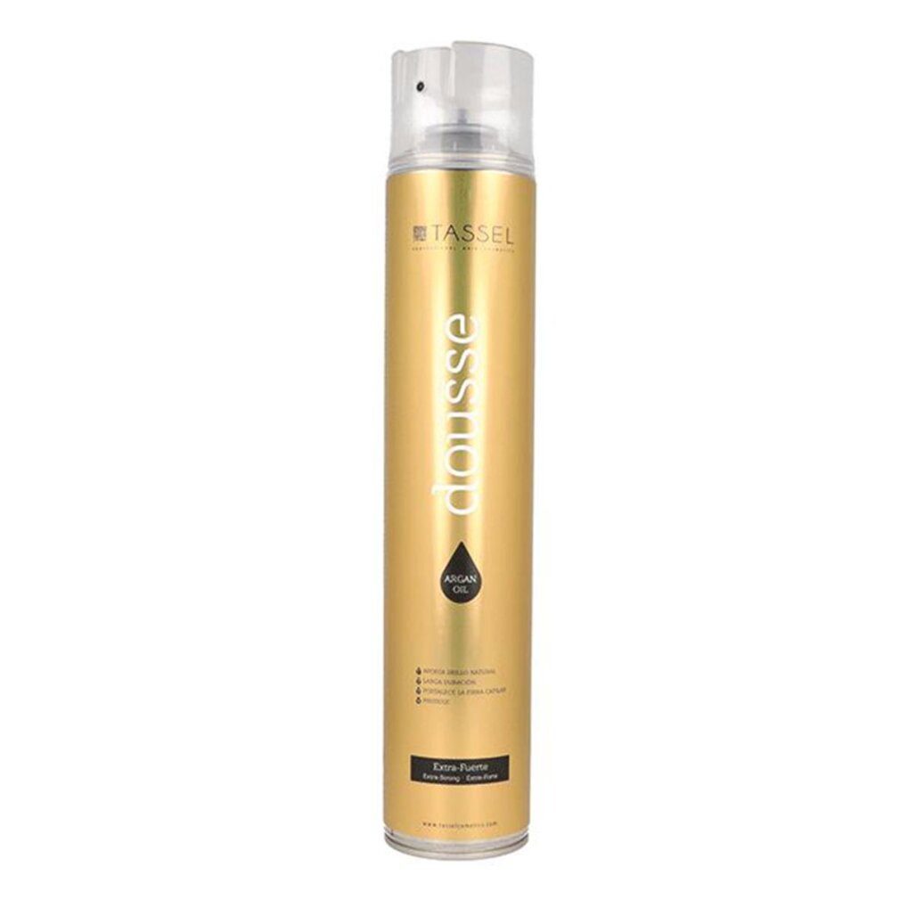 TASSEL Haarspray Quaste Dousse Arganöl Extra-Starkes Haarspray 750Ml Spray