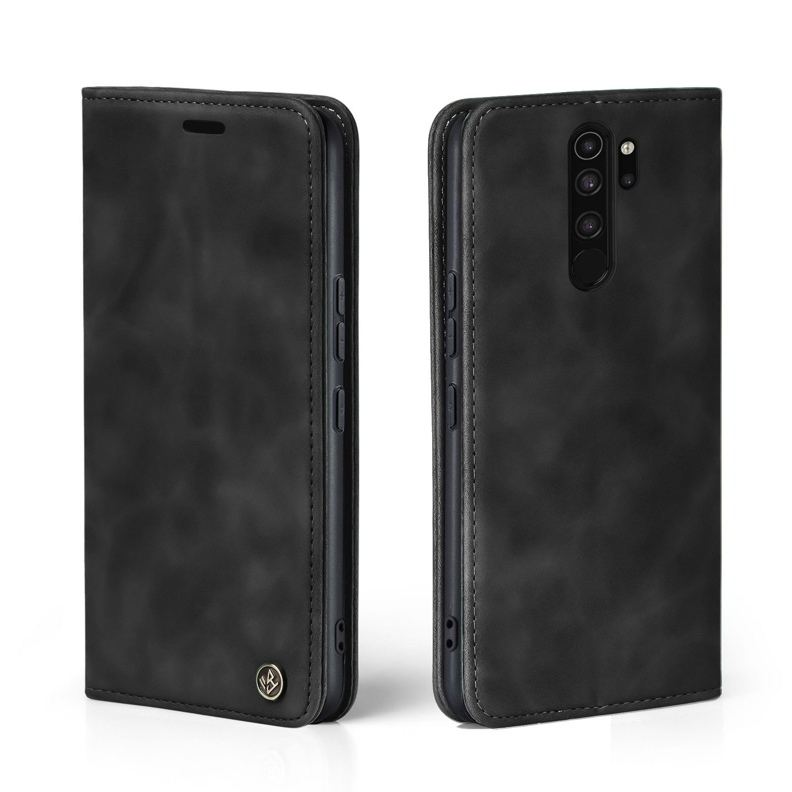 Tec-Expert Handyhülle Tasche Hülle für Xiaomi Redmi Note 8 Pro 6.53 Zoll, 6.53, Cover Klapphülle Case mit Kartenfach Fliphülle aufstellbar