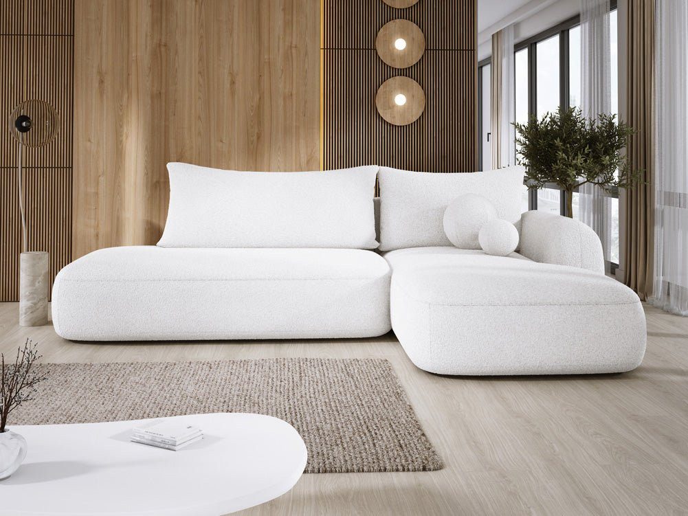 Luxusbetten24 Schlafsofa Designer Sofa Babu Bouclé, günstig online kaufen