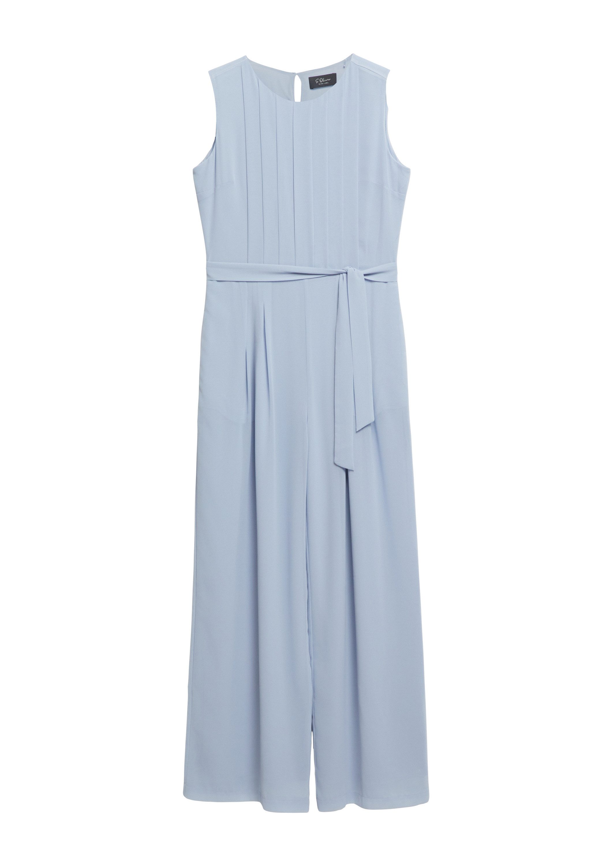 s.Oliver Jumpsuit Overall Eleganter Overall mit Wide Leg und Viskosefutter