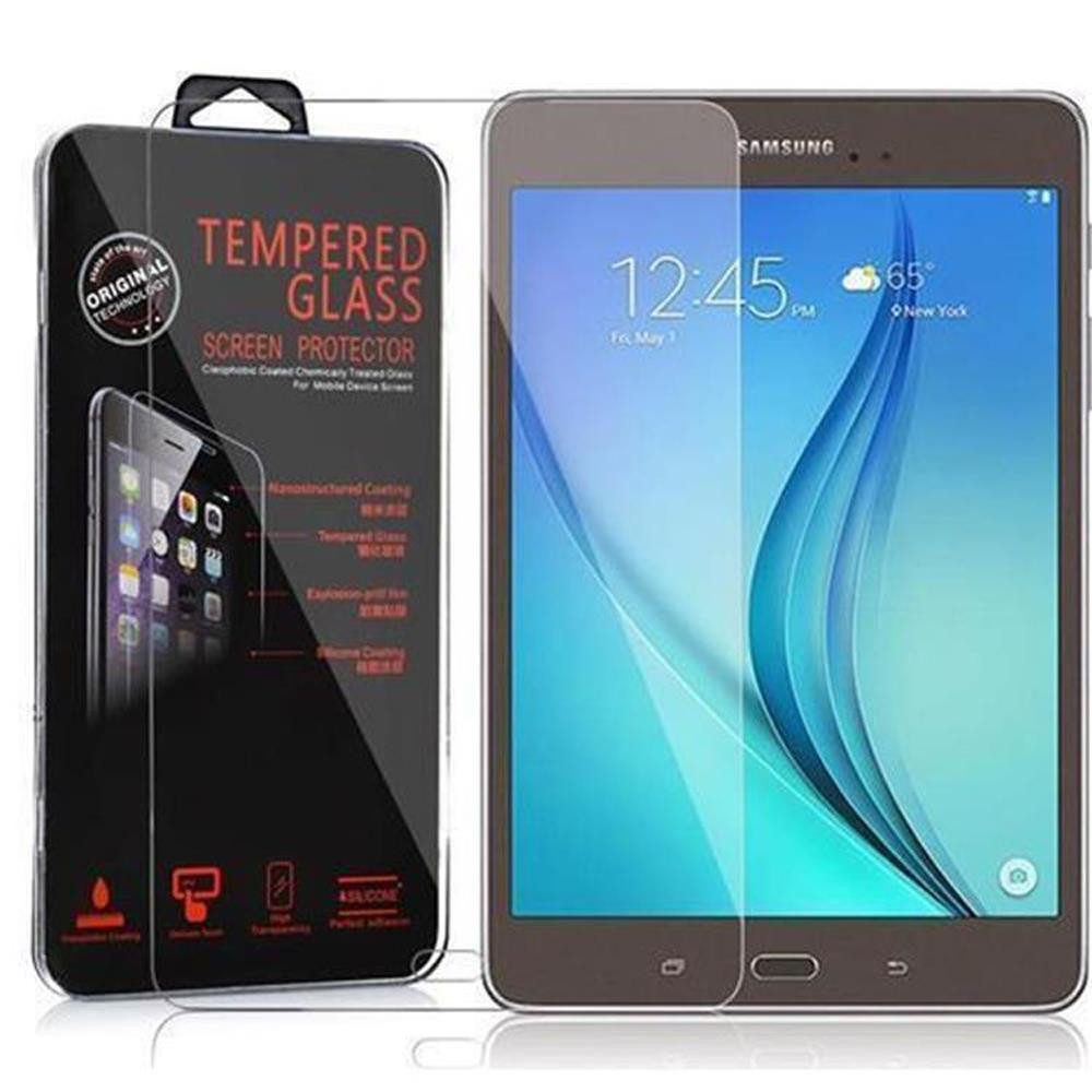 Cadorabo Schutzfolie für Samsung Galaxy Tab A (8 Zoll) Schutzfolie, (1-St), Schutzfolie Panzer Folie (Tempered) Display Schutzglas 3D Touch