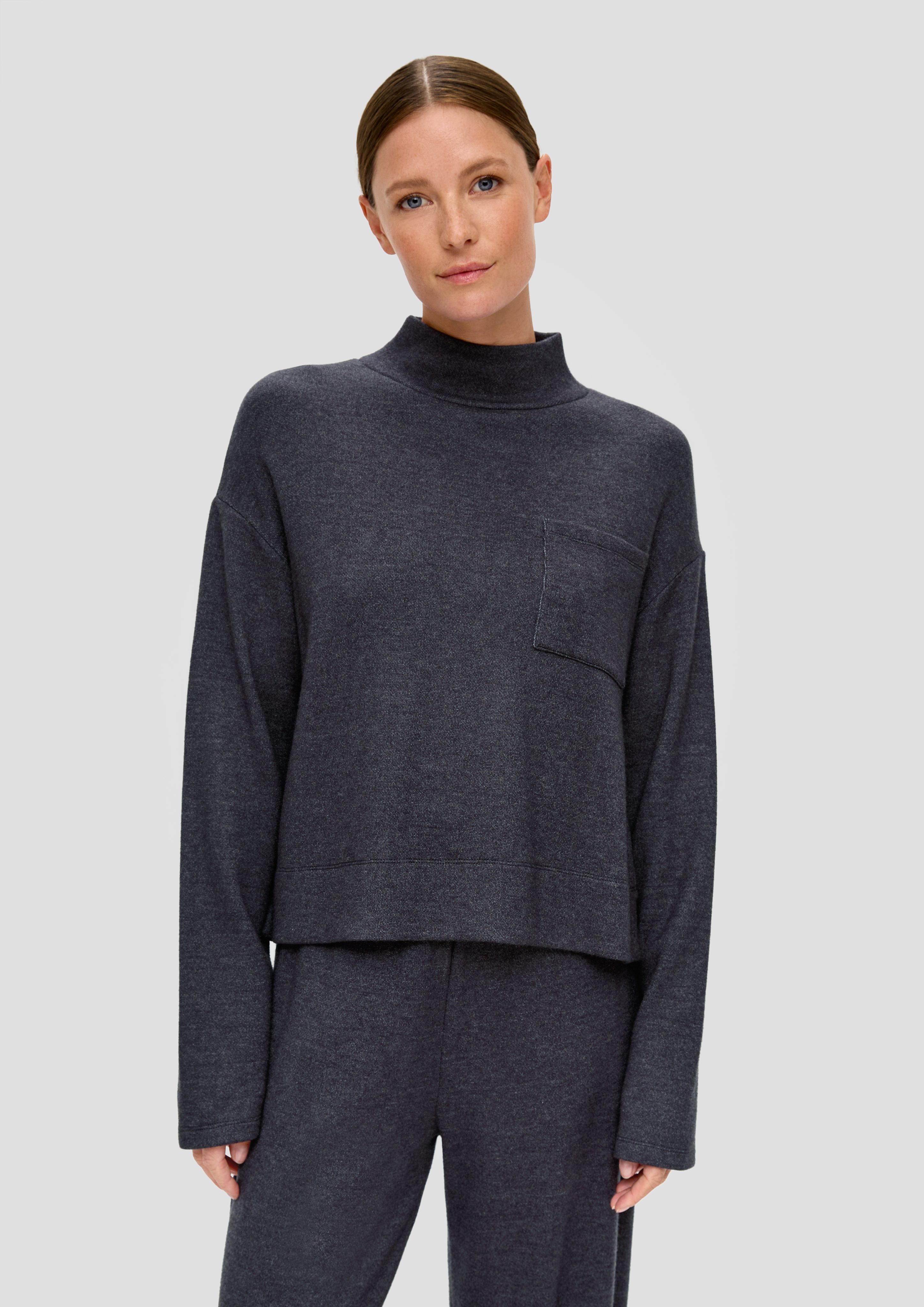 Sweatshirt Sweatshirt aus Viskosemix