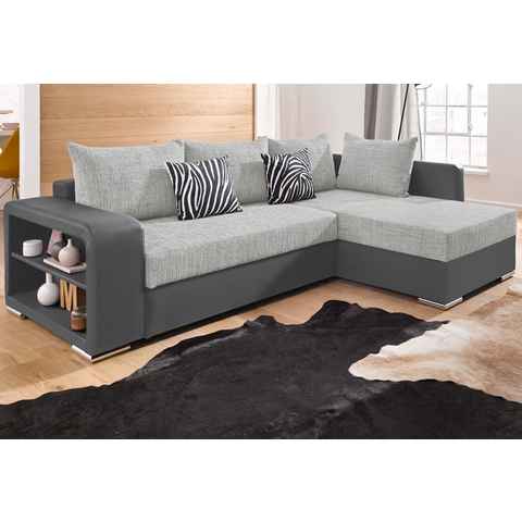 COLLECTION AB Ecksofa John L-Form, mit Bettfunktion, wahlweise mit Federkern