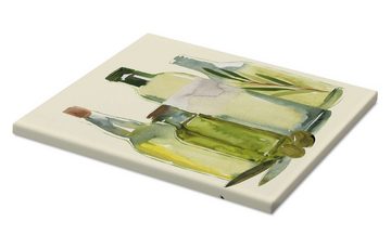 Posterlounge Leinwandbild Annie Warren, Olivenöl-Set, Küche Malerei