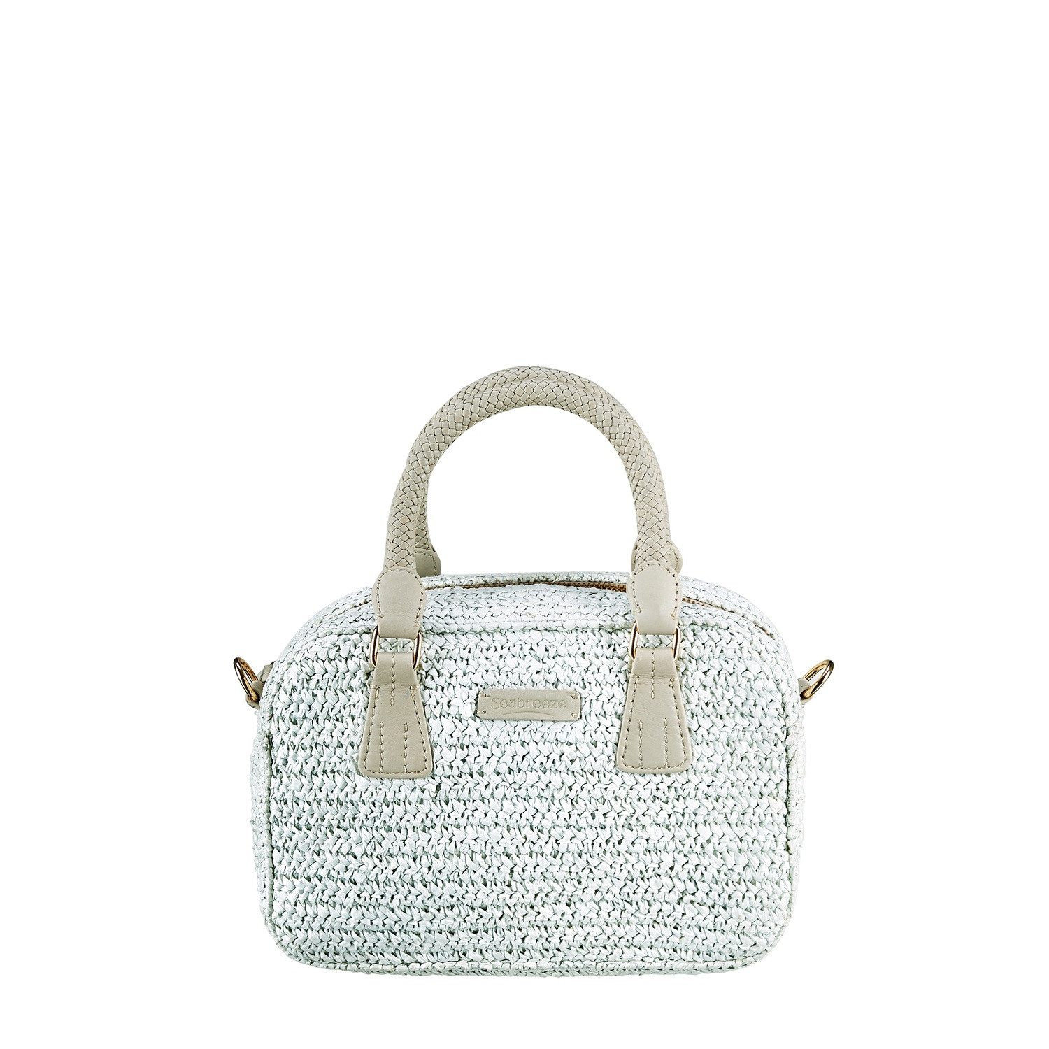 Basttasche small tote aus Raffiabast
