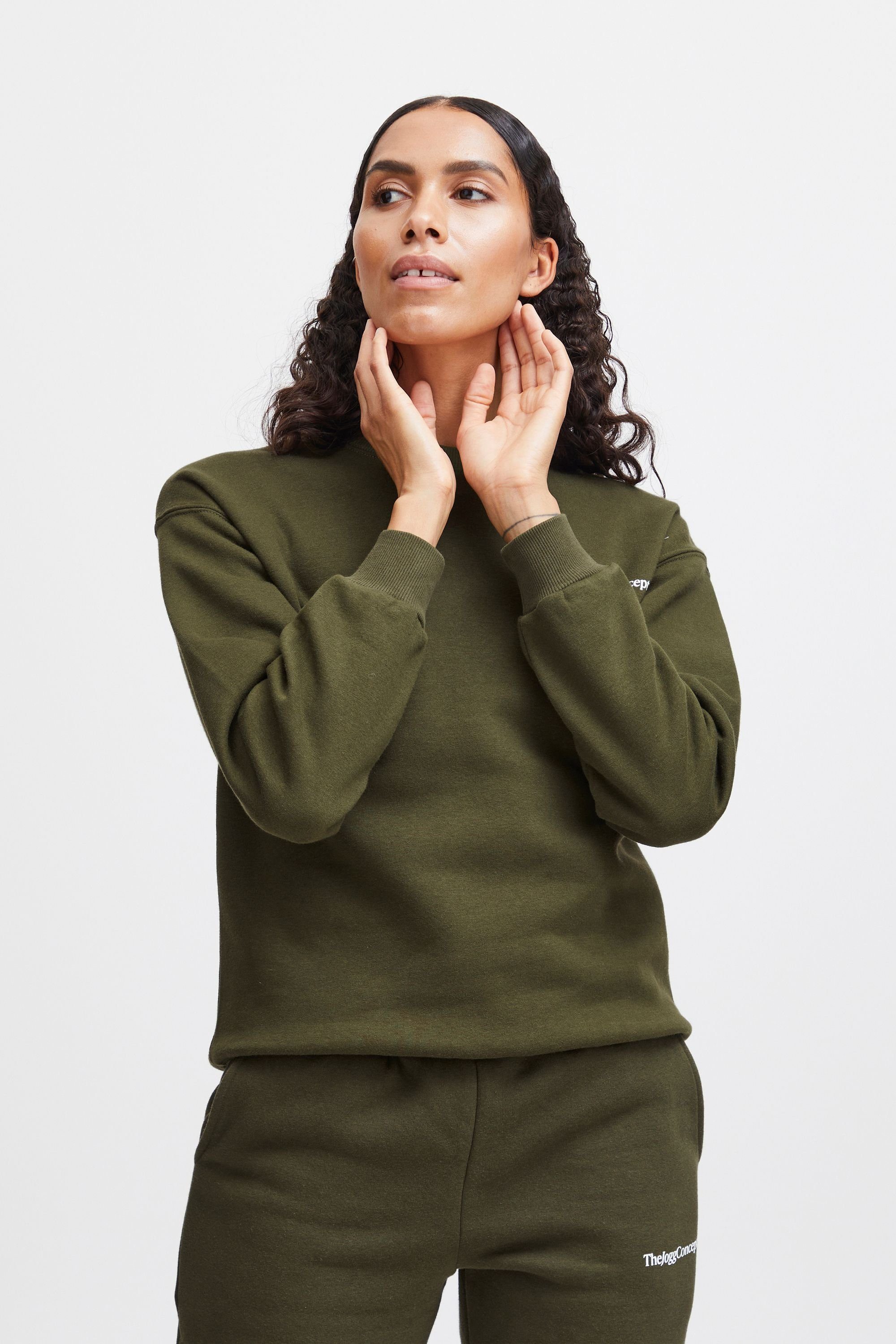 TheJoggConcept. Sweatshirt JCRAFINE SWEAT - 22800280 Rifle Green (190419)