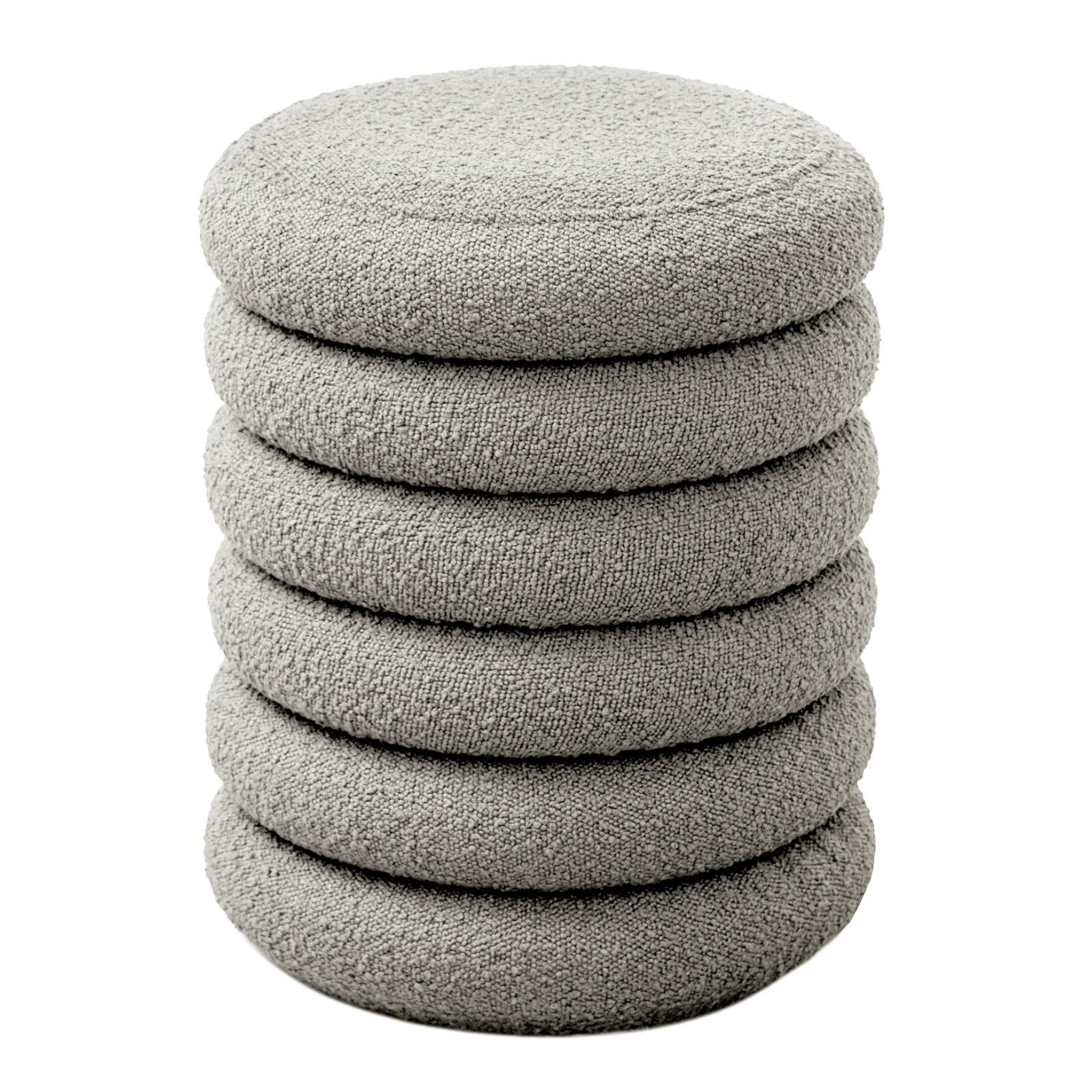 SVITA Stauraumhocker BLOSSOM XS, Pouf, Mit Stauraum, Bouclé-Bezug, Bequeme günstig online kaufen